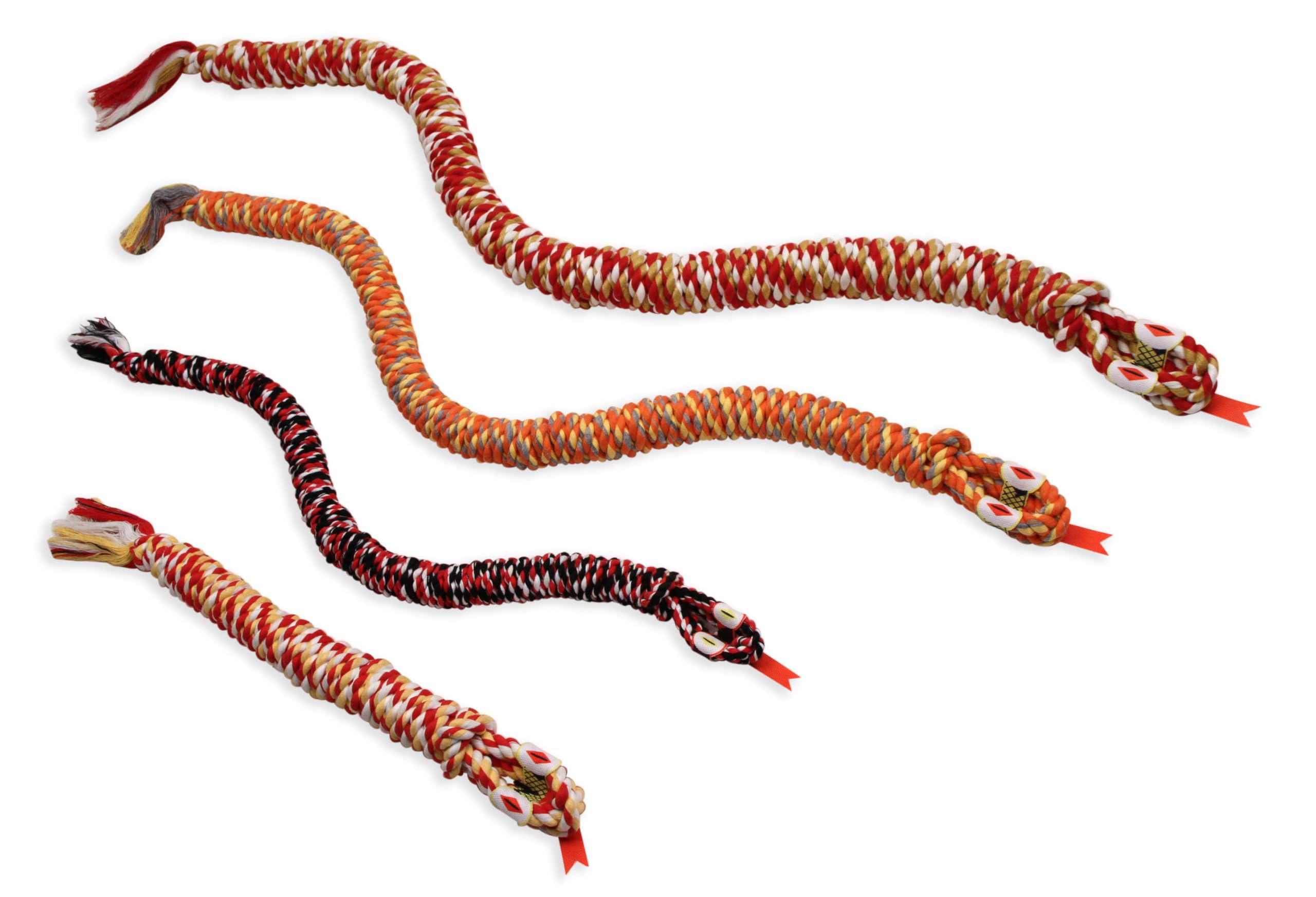 Mammoth Pet Products 26-Inch Snakebiter Rope Tug, Small, Assorted,Multicolored,53060F
