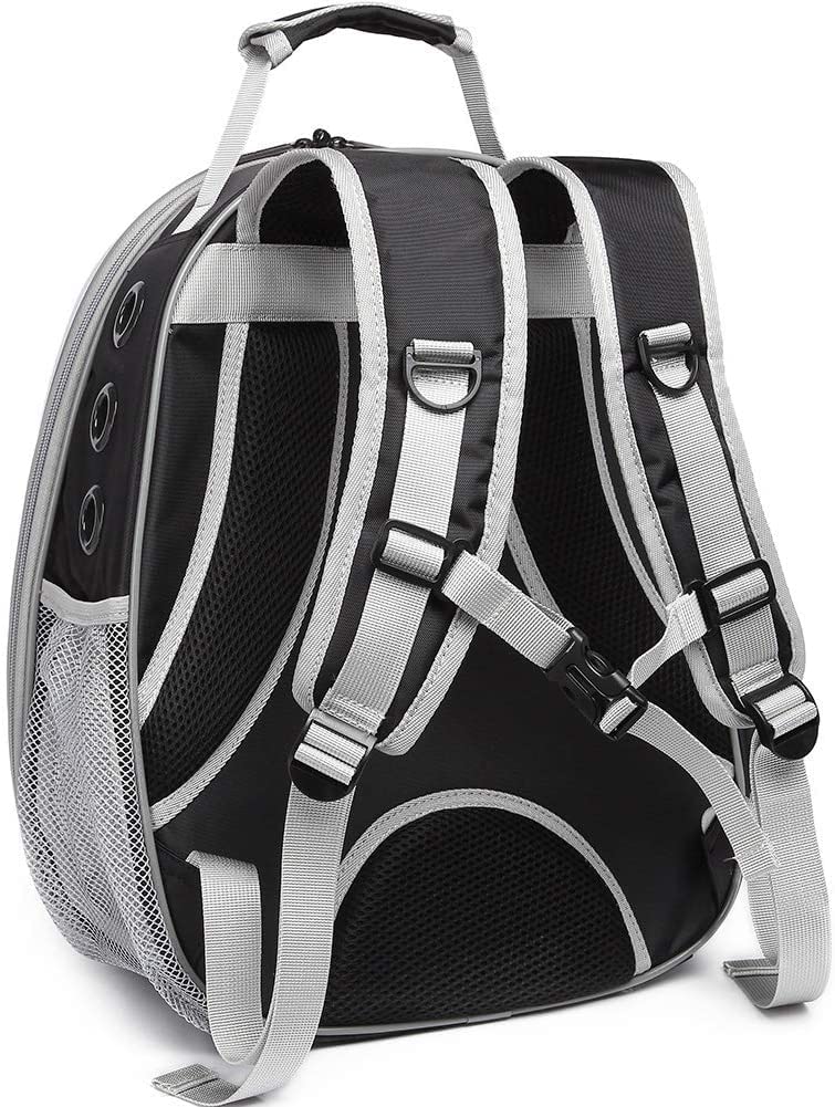 Front Expandable Cat Backpack Carrier, Fit Up To 20 Lbs, Polarized Bubble Window Pet Carrier Backpack For Large Fat Cat And Small Puppy