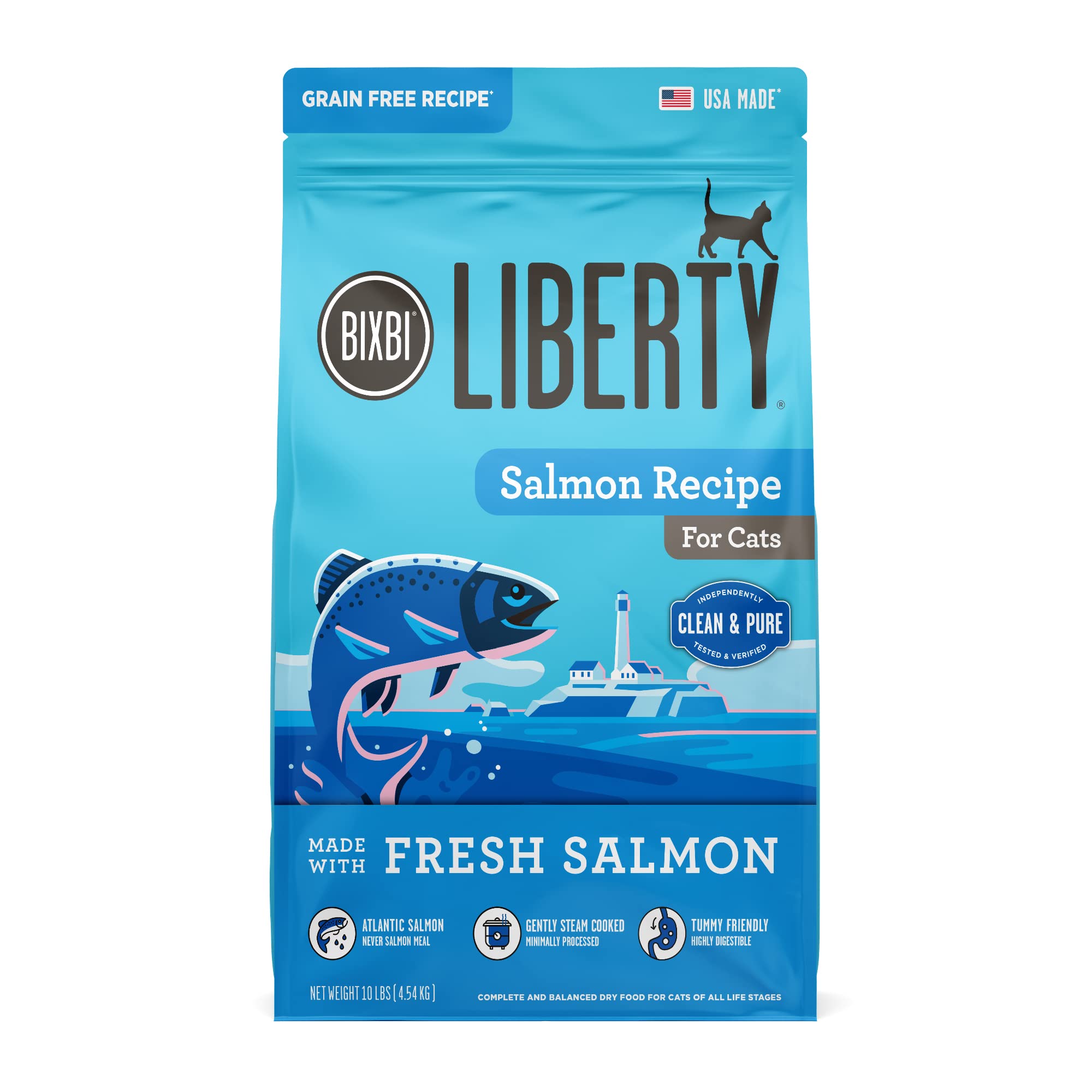 Liberty Dry Food Salmon Recipe for Cats, 10lb
