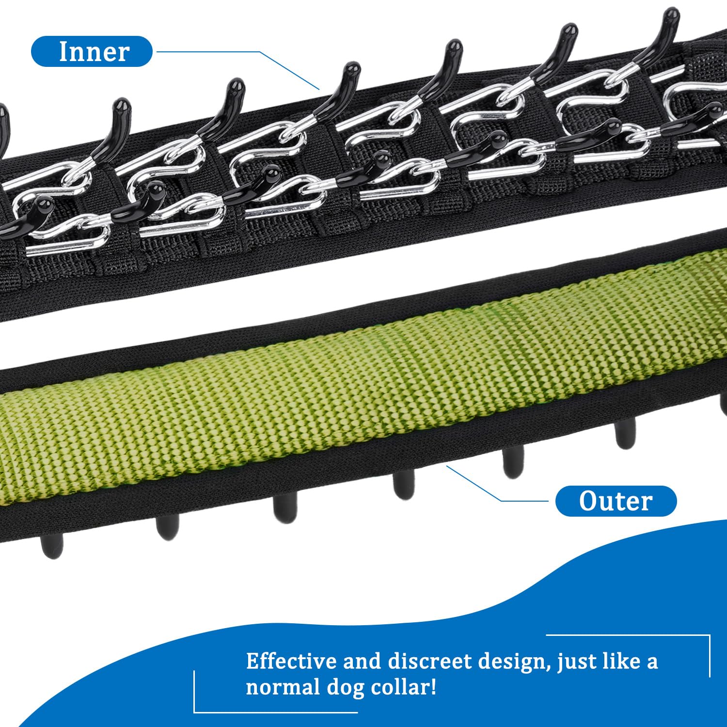 Mayerzon No Pull Dog Collar, Patented Martingale Collar For Small Medium Large Dogs With Buckle And Heavy Duty Nylon For Walking