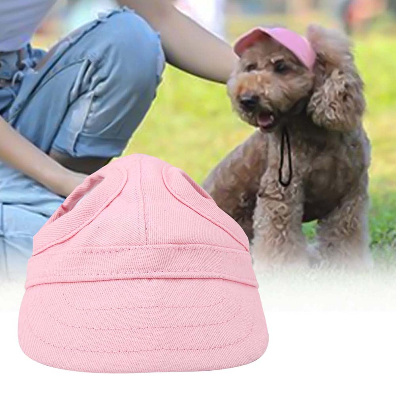 Yosoo Health Gear Pet Hat, Dog & Cat Baseball Cap With Ear Holes, Adjustable Stripe, Cute Pet Travel Sport Hat For Summer Hiking