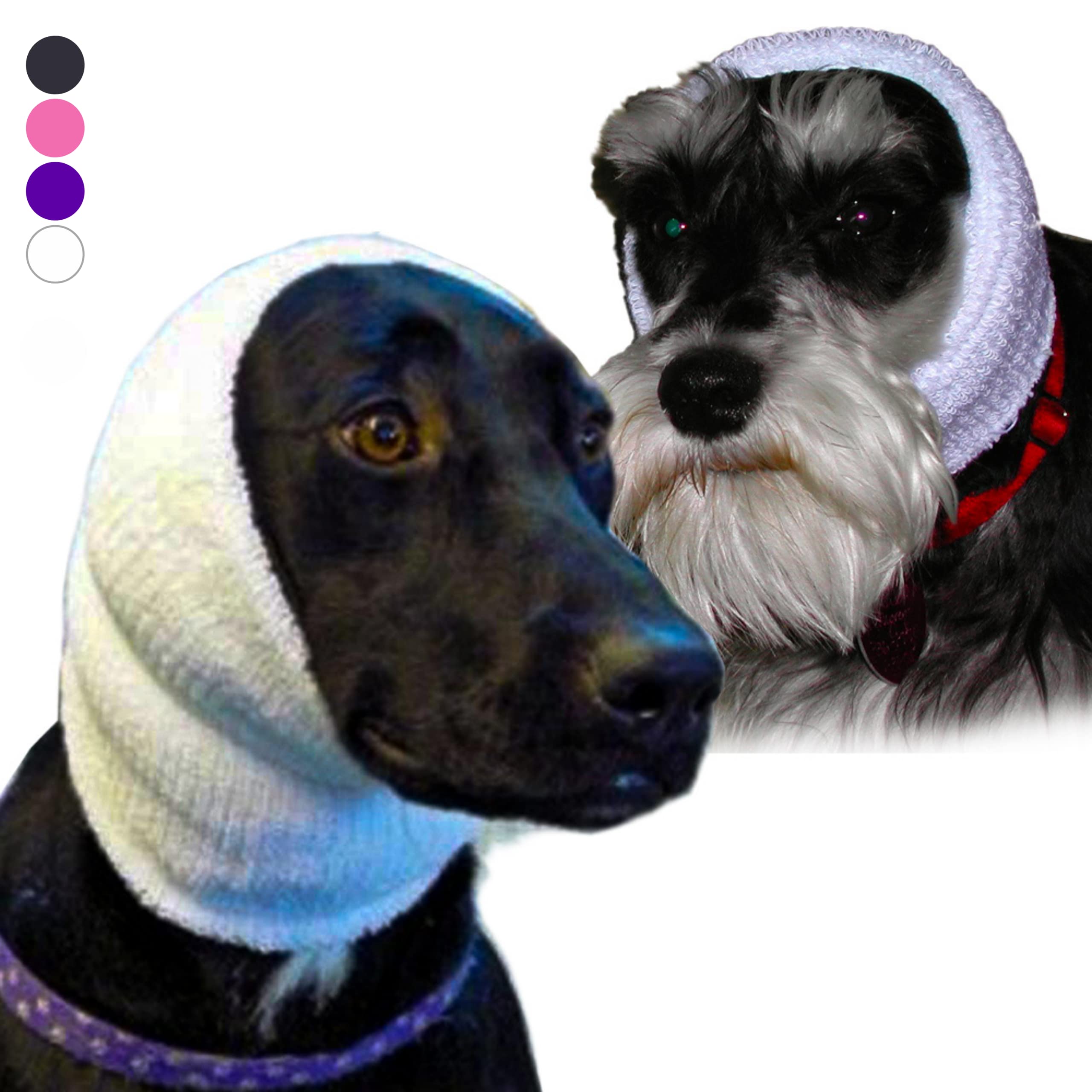 Happy Hoodie The Original Calming Band For Dogs & Cats - 2 Pack (1 Small, 1 Large) - For Anxiety Relief & Calming Dogs - Noise C