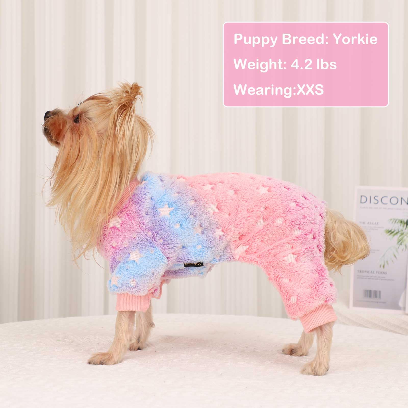 Fleece Dog Pajamas & Onesies - Warm Winter Clothes For Small Dogs & Puppies - Male & Female, Soft & Comfortable