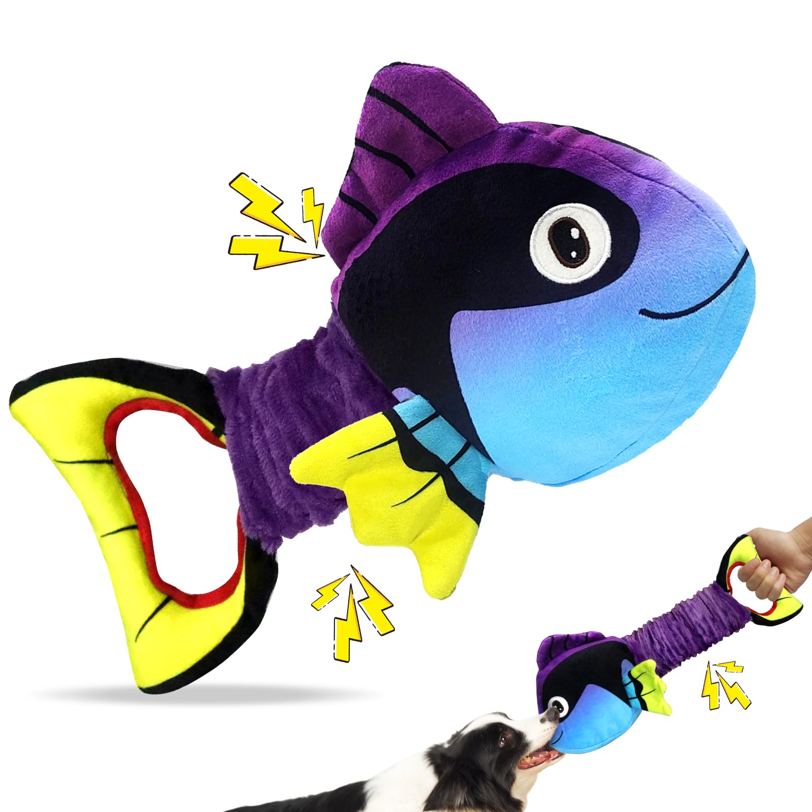 Kachewlulu Squeaky Dog Toys For Aggressive Chewers -Suitable For Large Breeds-Chew Toys For Puppy Teething-Dog Toys To Keep Them