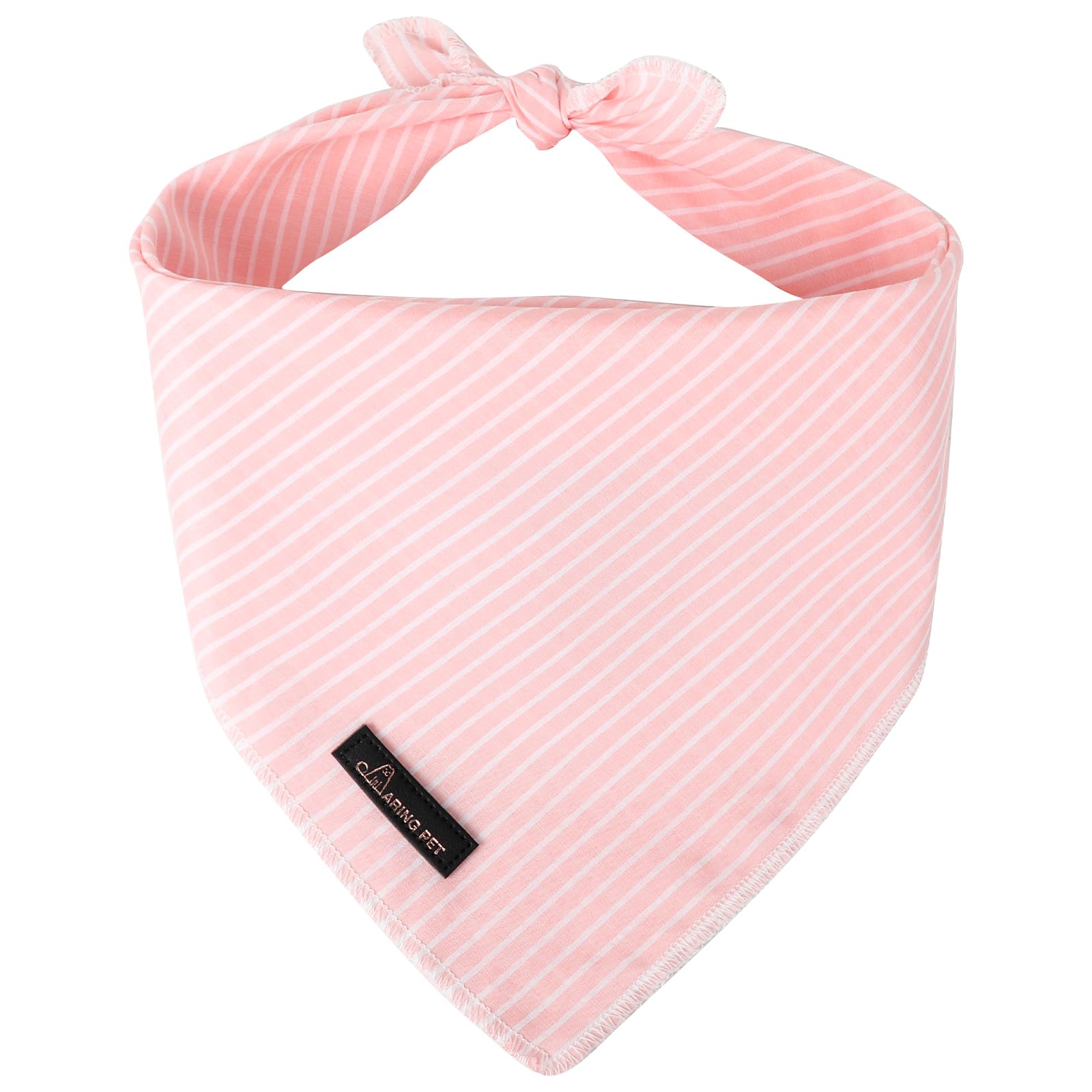 Aring Pet Summer Dog Bandana-Cute Pink Dog Bandanas, Comfortable Pet Scarf Dogs Triangle Bibs For Small To Large Girl Dogs And C