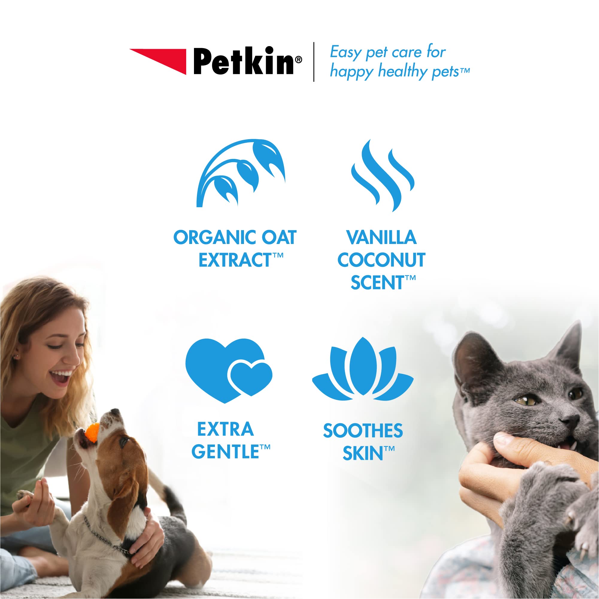 Petkin Pet Wipes For Dogs And Cats, 400 Wipes - Large Pet Wipes For Dogs And Cats - Cleans Ears, Face, Butt, Body And Eye Area -