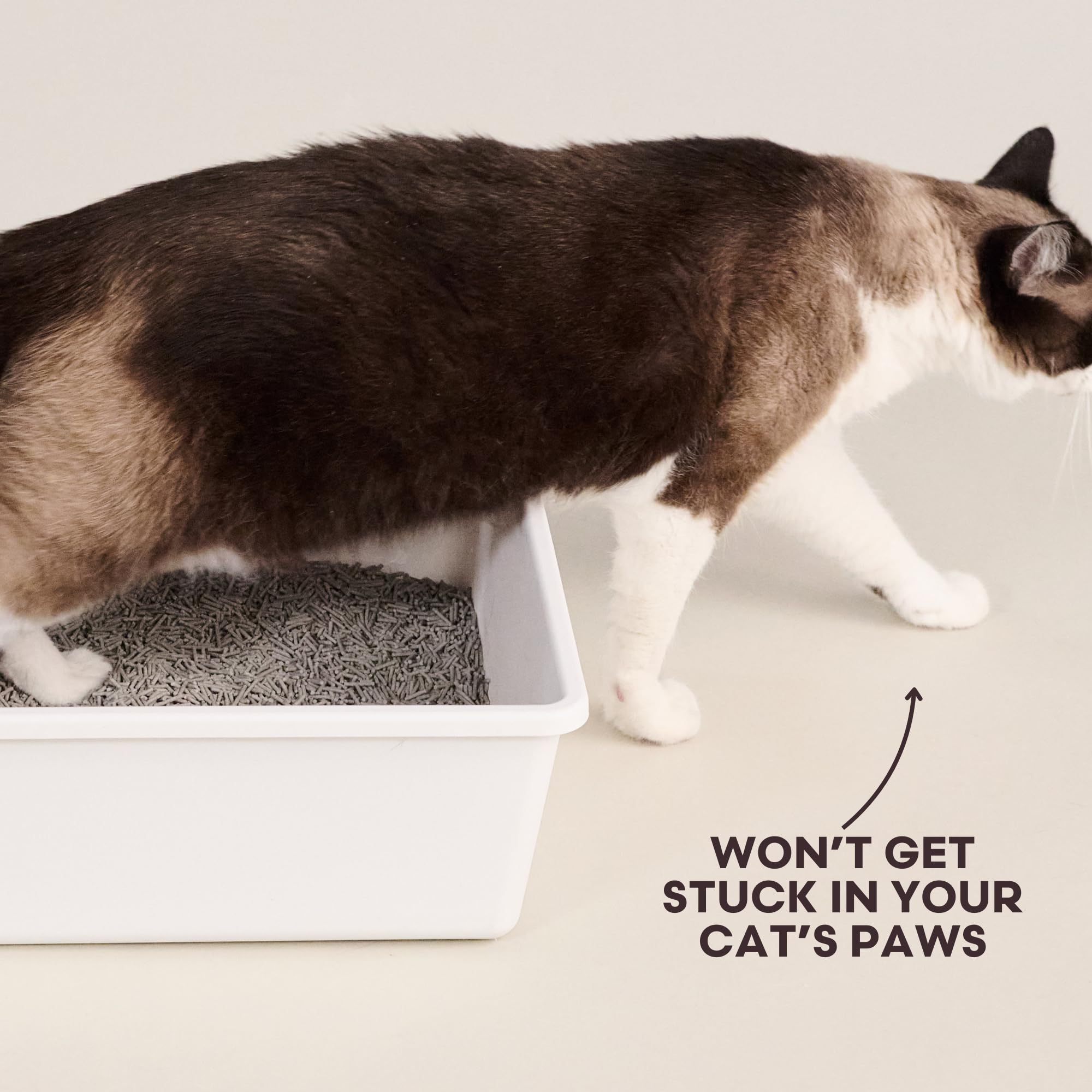 Tuft + Paw Really Great Cat Litter, Low Tracking Tofu Cat Litter, Clumping, Flushable, Odor Control, Dust-Free, Unscented - 9.25