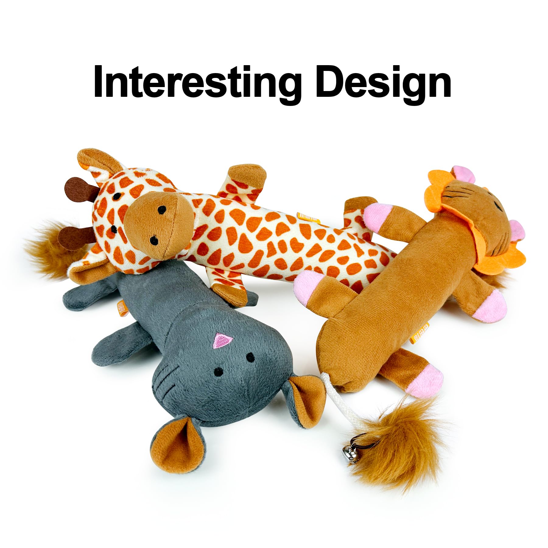 TTcat Catnip Silvervine Matatabi Pillow for Cats & Kittens,Cat Kicker Toy,Crinkle Sound Toy,Large Size Cat Pillow Soothing Plush