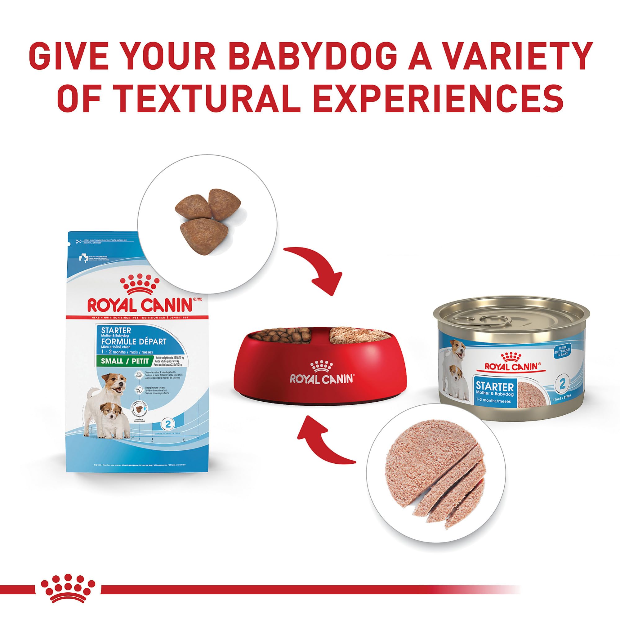 Royal Canin Size Health Nutrition Small Starter Mother & Babydog Dry Dog Food, 14 lb bag