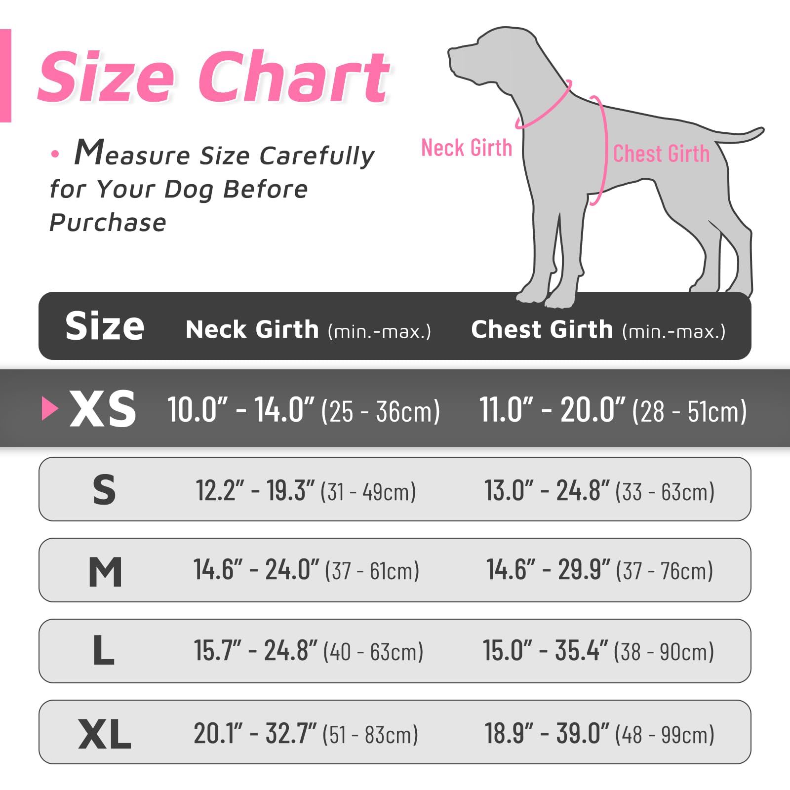 Eagloo Small Dog Harness No Pull, Service Vest With Reflective Strips And Control Handle, Adjustable And Comfortable For Easy Walking, No Choke Pet Harness With 2 Metal Rings, Pink, Xs