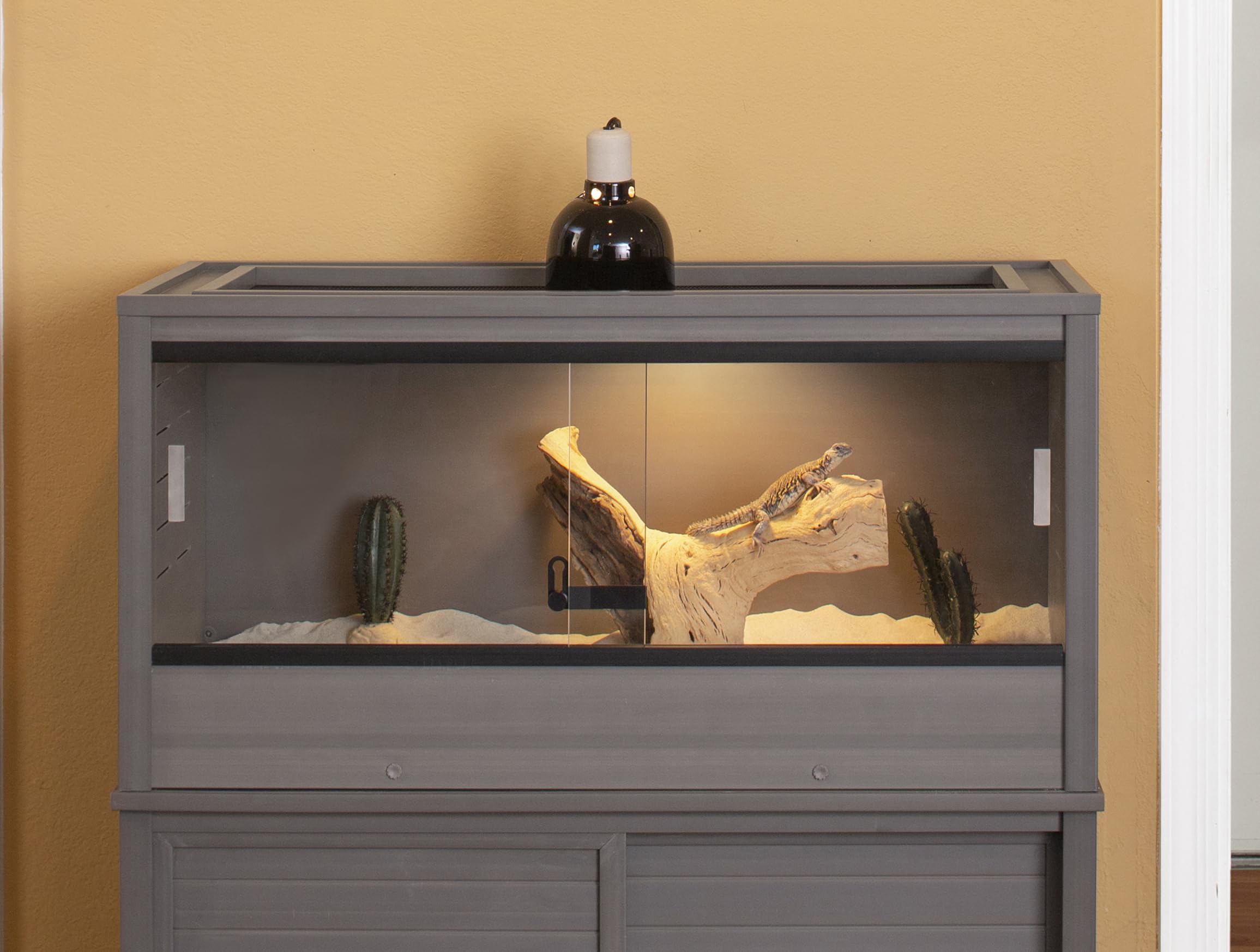 New Age Pet® Ecoflex 36' Medium Mojave Reptile Habitat Enclosure Lounge In Grey
