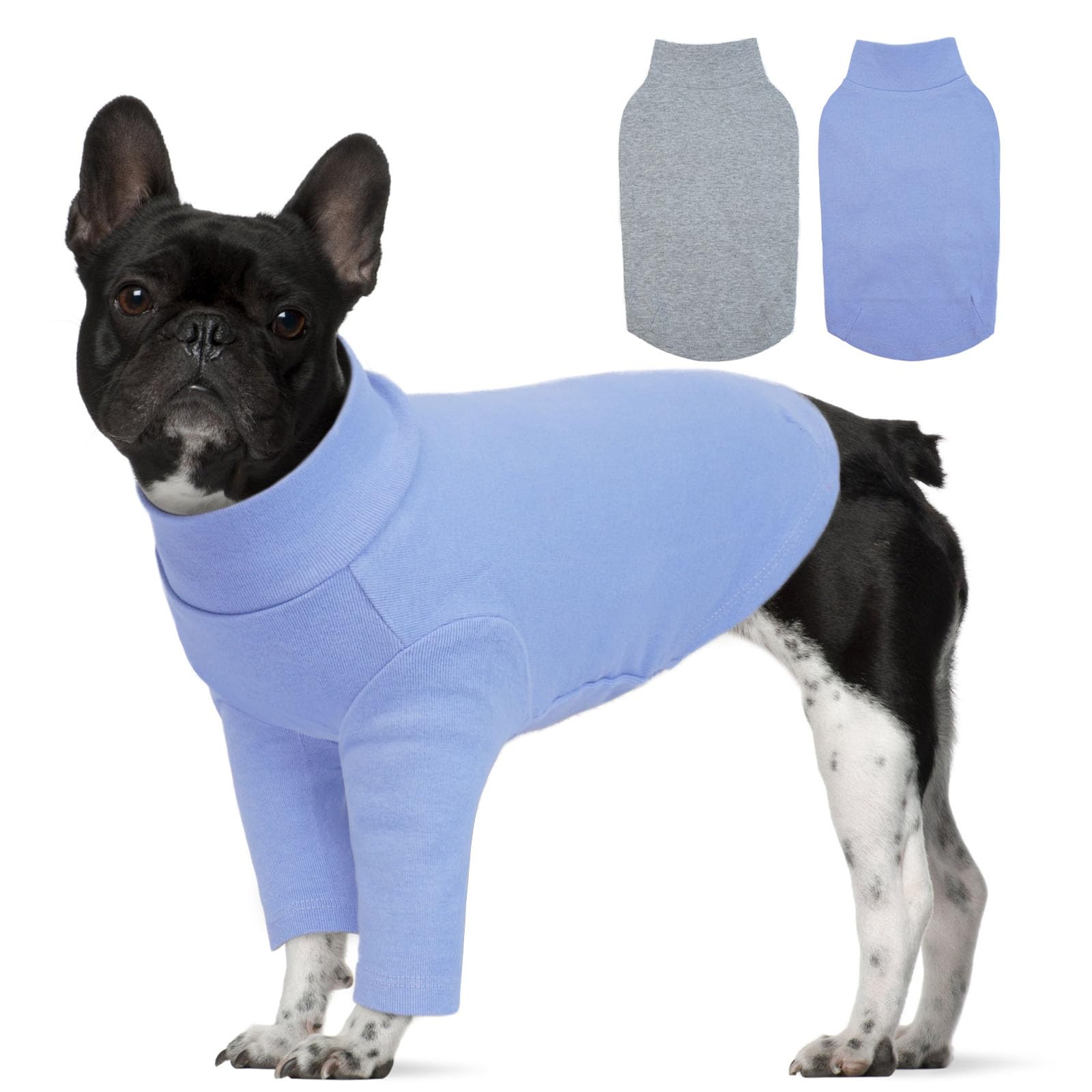 2 Pack Xl Letsqk Pullover Dog Tee For Small Breeds, Stretchy Dog T-Shirt Perfect For Spring, Preventing Pet From Losing Heat Aft