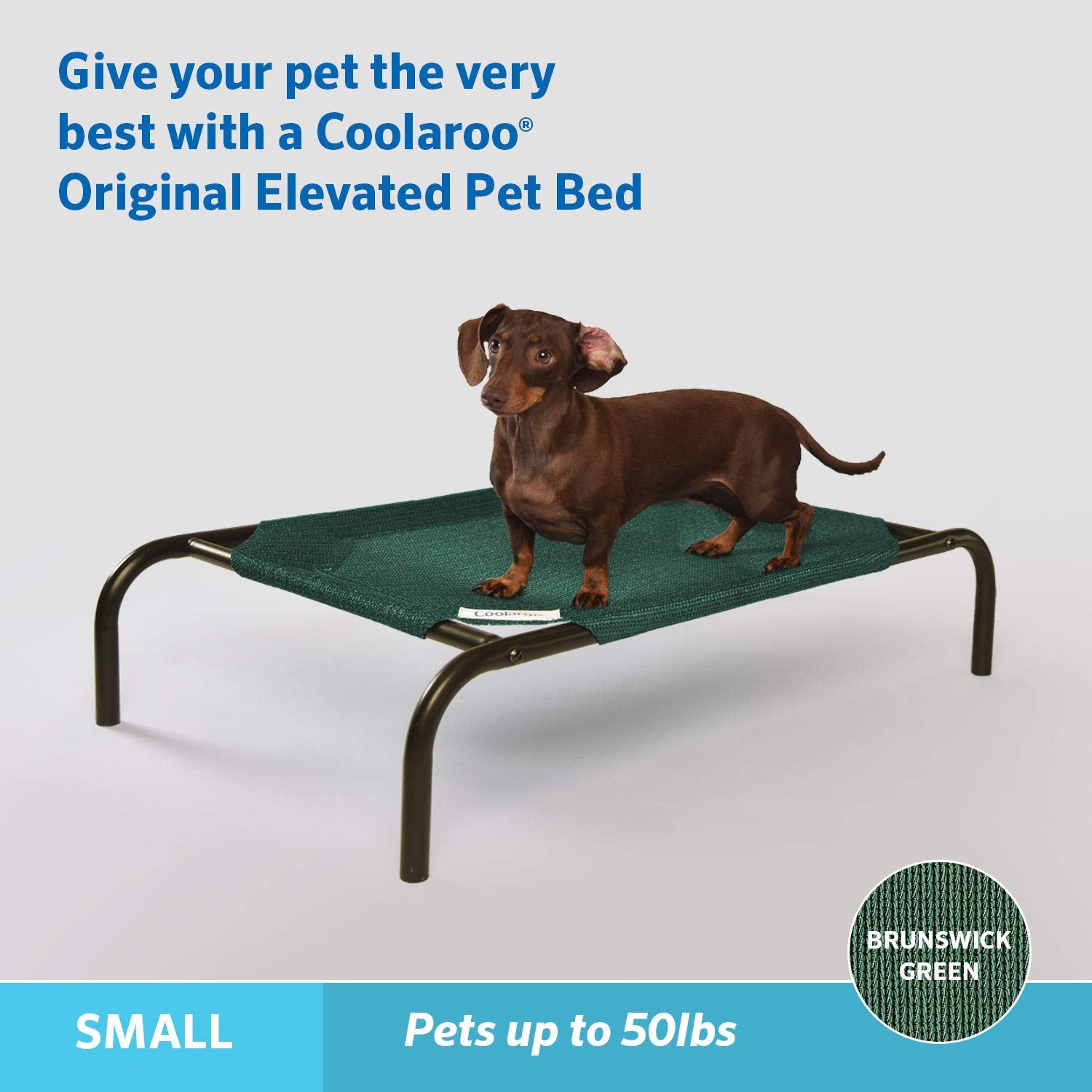 Original Pet Bed Replacement Cover - Brunswick Green - Small (28' X 21.5')