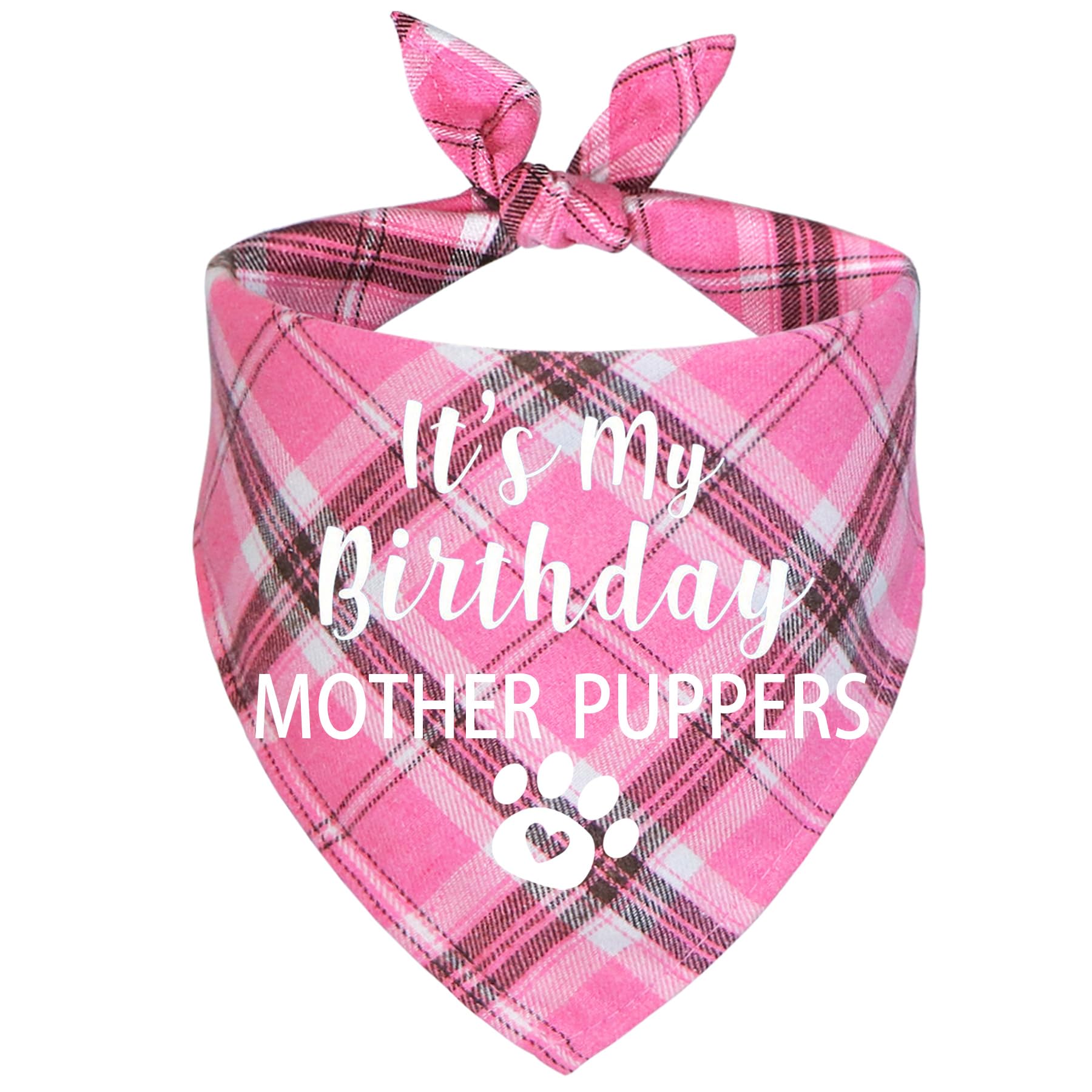 Stmk Dog Birthday Bandana, It' S My Birthday Mother Puppers Multi Sizes Dog Birthday Girl Bandana For Small Medium Large Dogs Ca