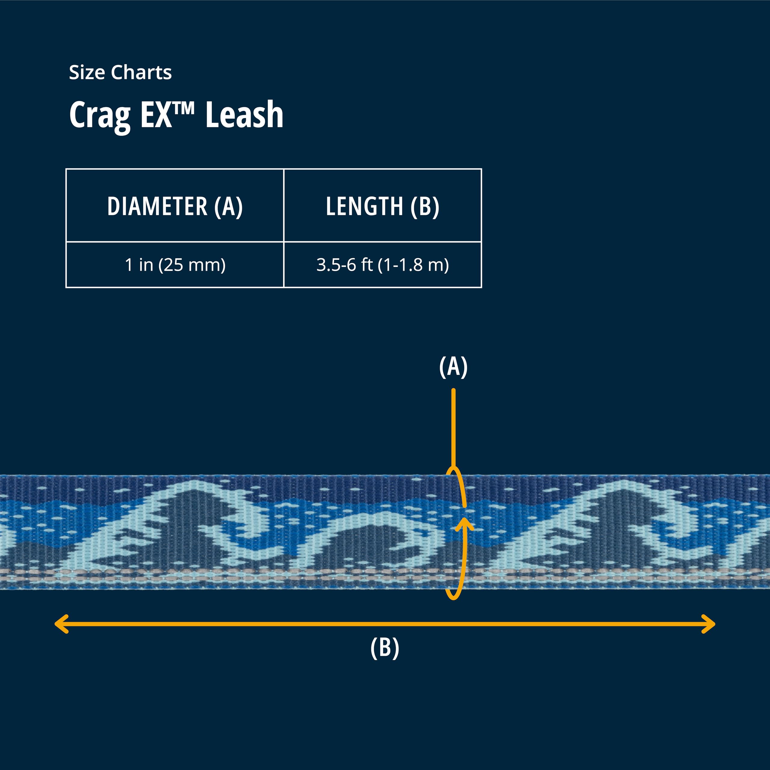Ruffwear, Crag Ex Leash, Extendable Dog Leash, Hand-Held Or Waist-Worn Reflective Lead, Grassy Oxbow