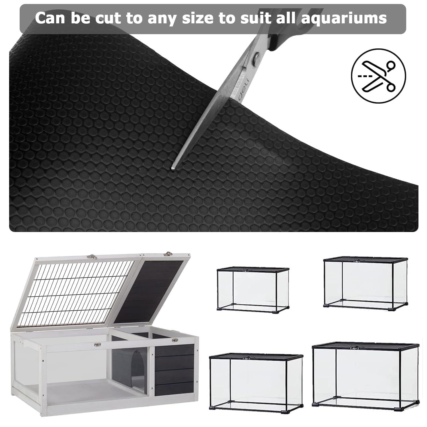 Reptile Carpet, Bearded Dragon Tank Accessories, 80'' X 20'' Thicker Reptile Liner Mat For Reptile Enclosure , Leopard Gecko Sub