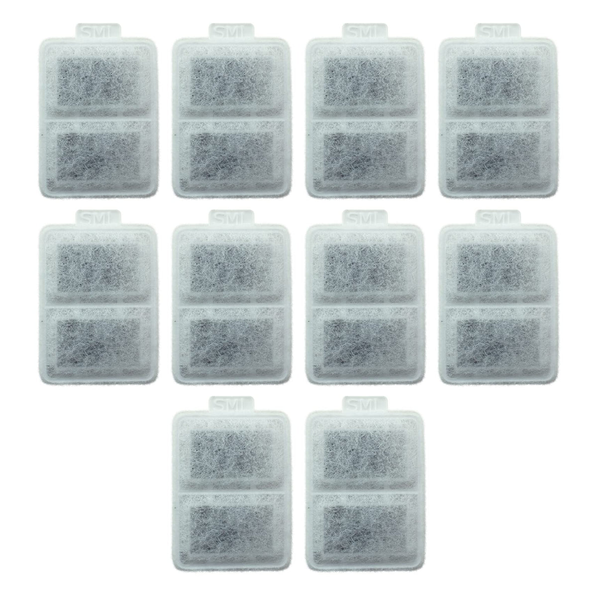 Pet Standard Replacement Small Water Filter Compatible With Whisker City® Automatic Pet Fountain, Pack Of 10