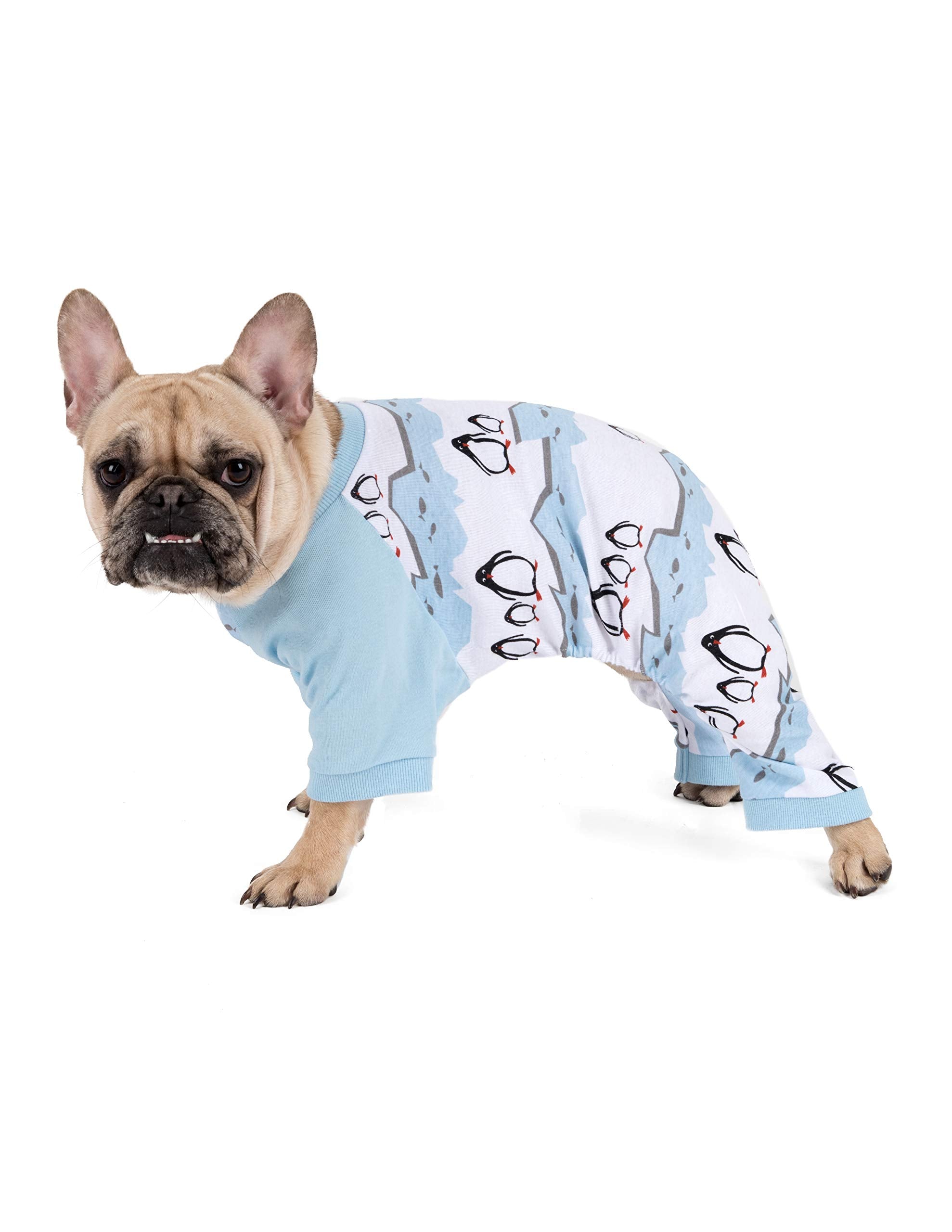 Leveret Dog Pajamas Matching Christmas Pjs For Dogs 100% Cotton (Xxx-Large, Penguin)