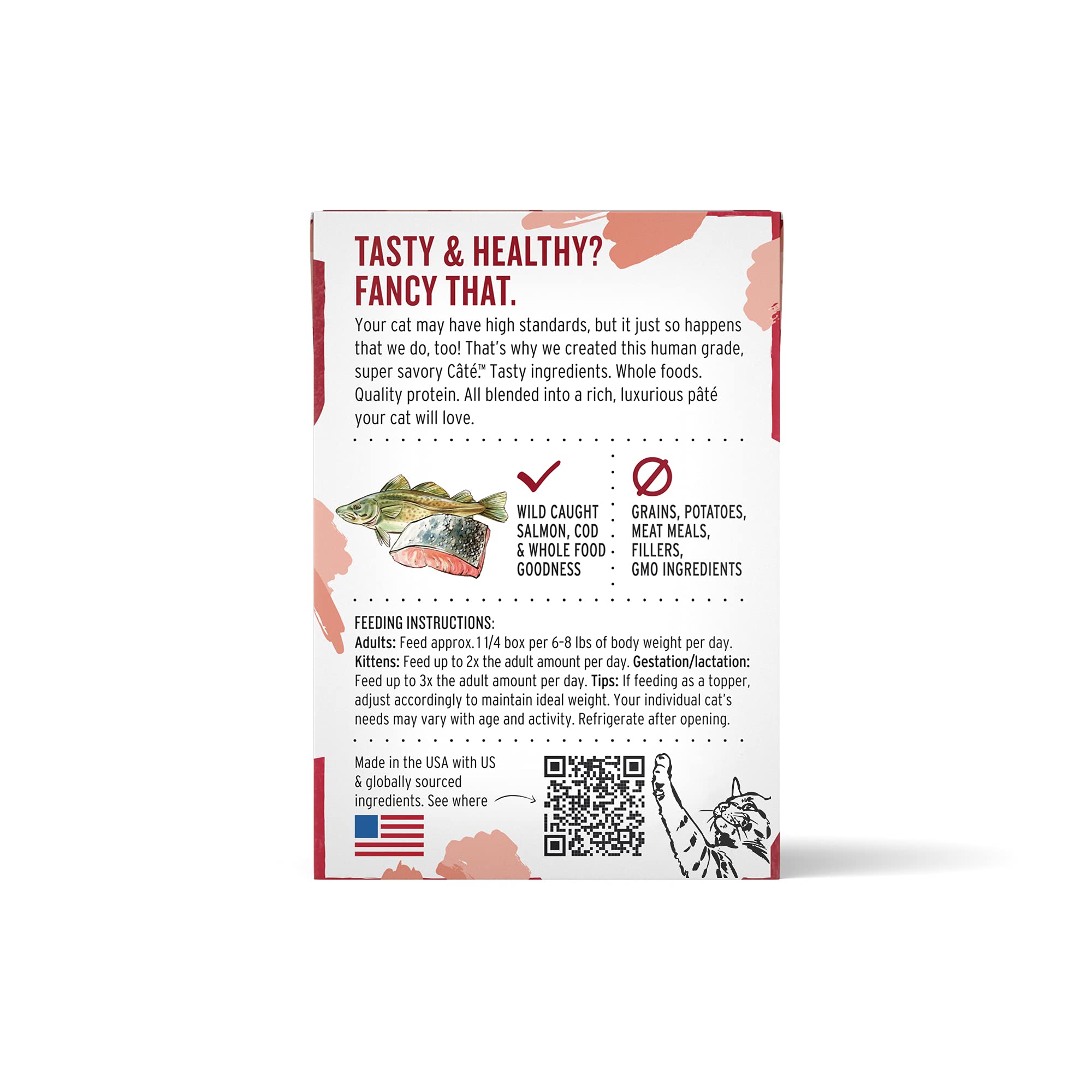 The Honest Kitchen Ct   Grain Free Salmon & Cod Pt   Wet Cat Food, 5.5 oz (Pack of 12)
