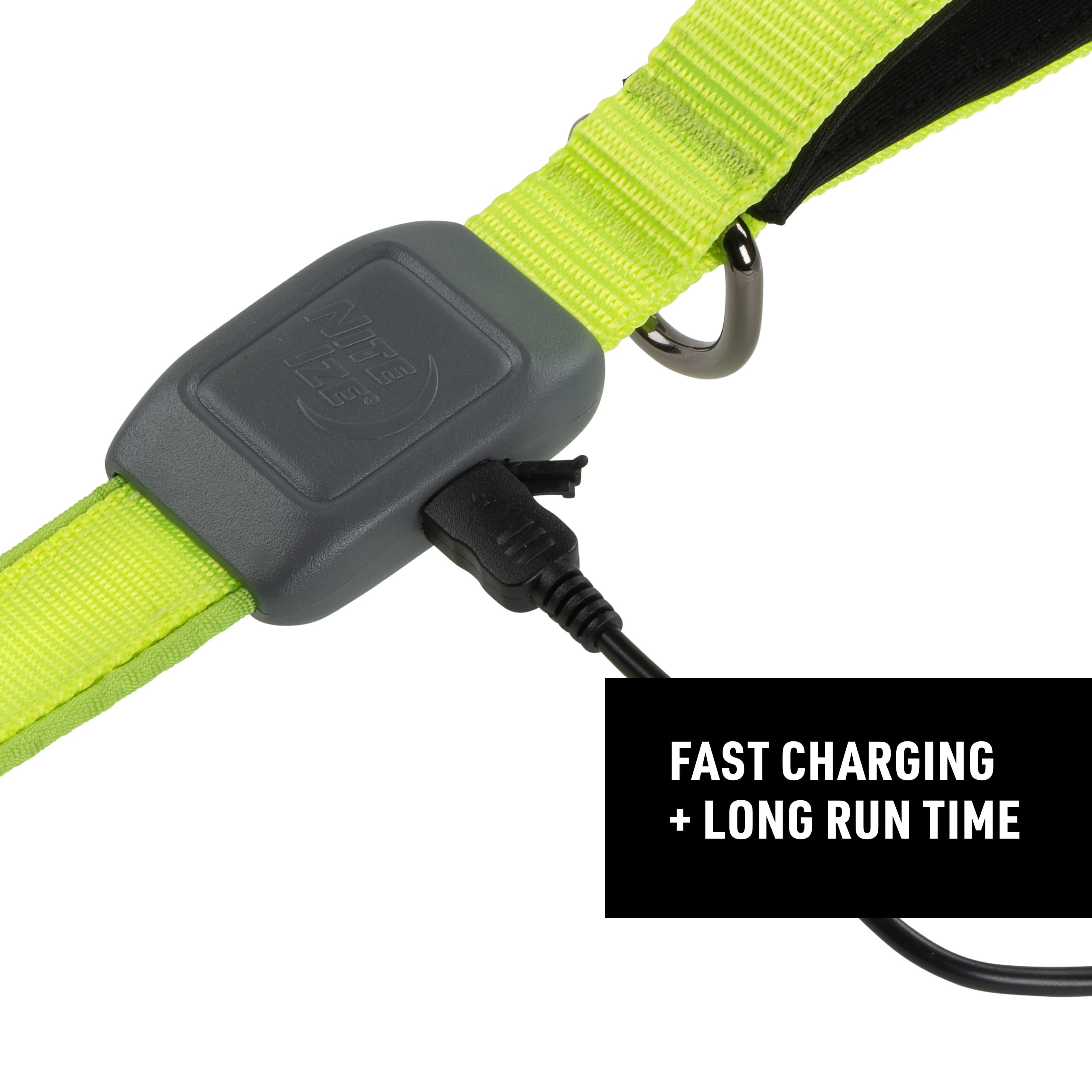 Nite Ize Nitedog Rechargeable Led Leash - Rechargeable Led Light Dog Leash With Padded Handle - Dog Walking Accessories For Walk