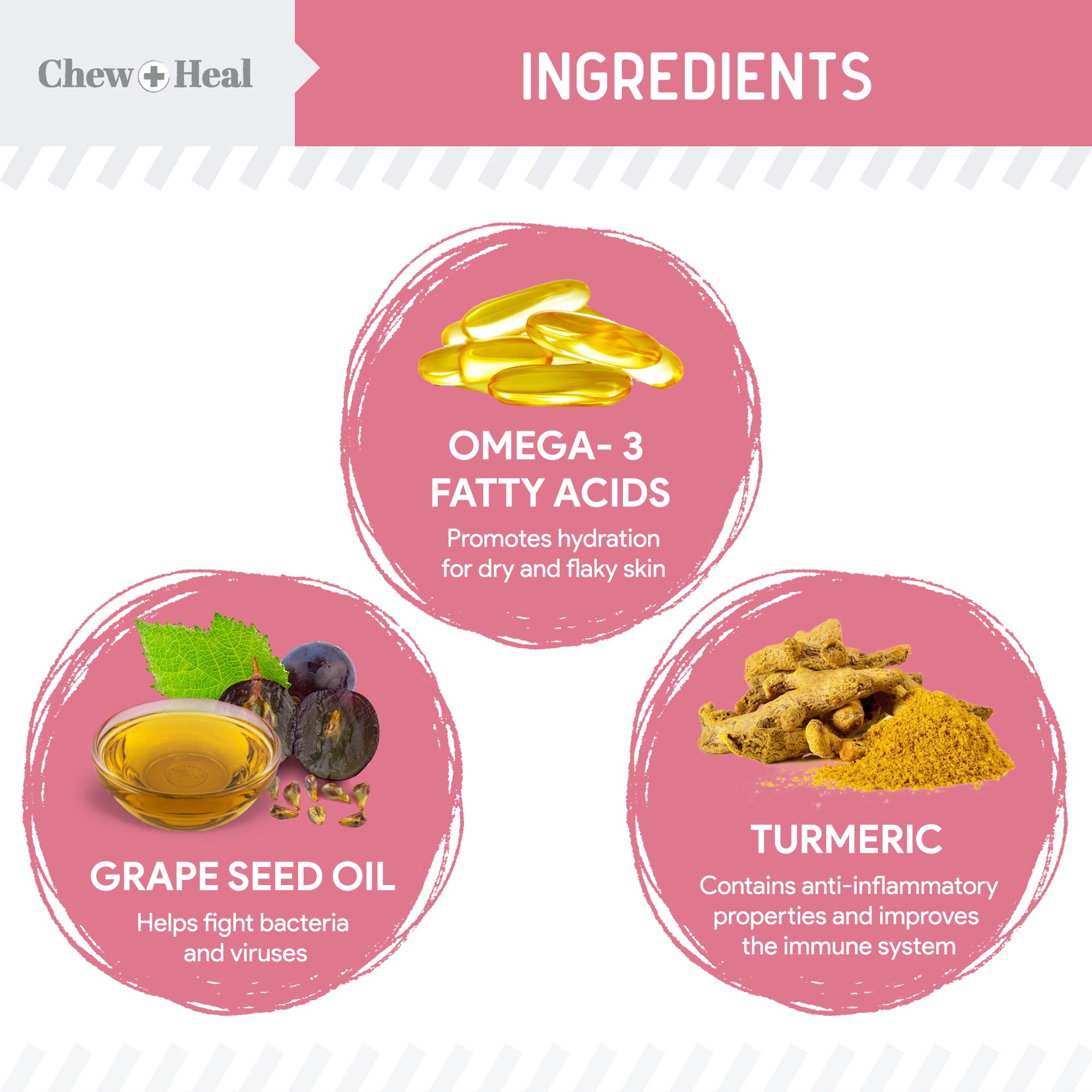 Dog Allergy Chews -180 Delicious Soft Chew Treats - Anti Itch Allergy Relief for Dogs and Cats - Boosts Immune System, Promotes