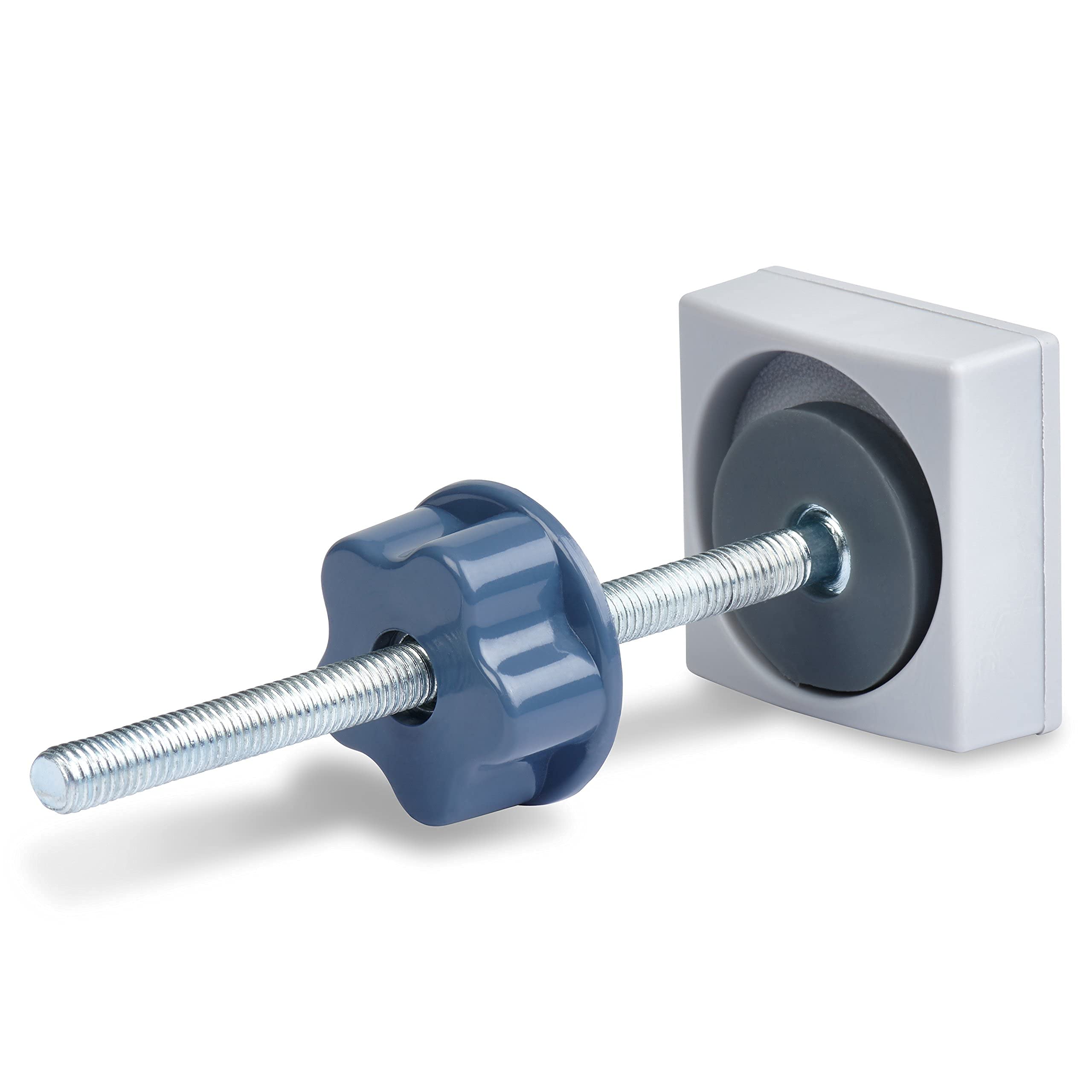 Wall Nanny Mini - Smallest Baby Gate Wall Protector (Made In Usa) Protect Walls & Doorways From Pet Gates & Dog Gate Spindles - Child Pressure Mounted Baby Gate For Stairs Wall Cup (Gray) 4 Pack