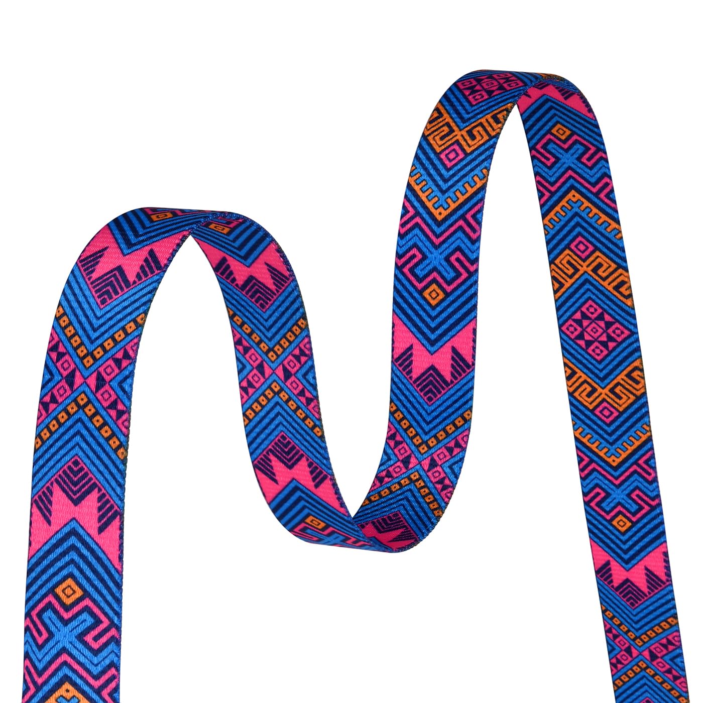 Mihqy Dog Collar With Bohemia Floral Tribal Geometric Patterns - Soft Ethnic Style Collar Adjustable For Small Medium Large Dogs(Orange Ethnic Style,L)