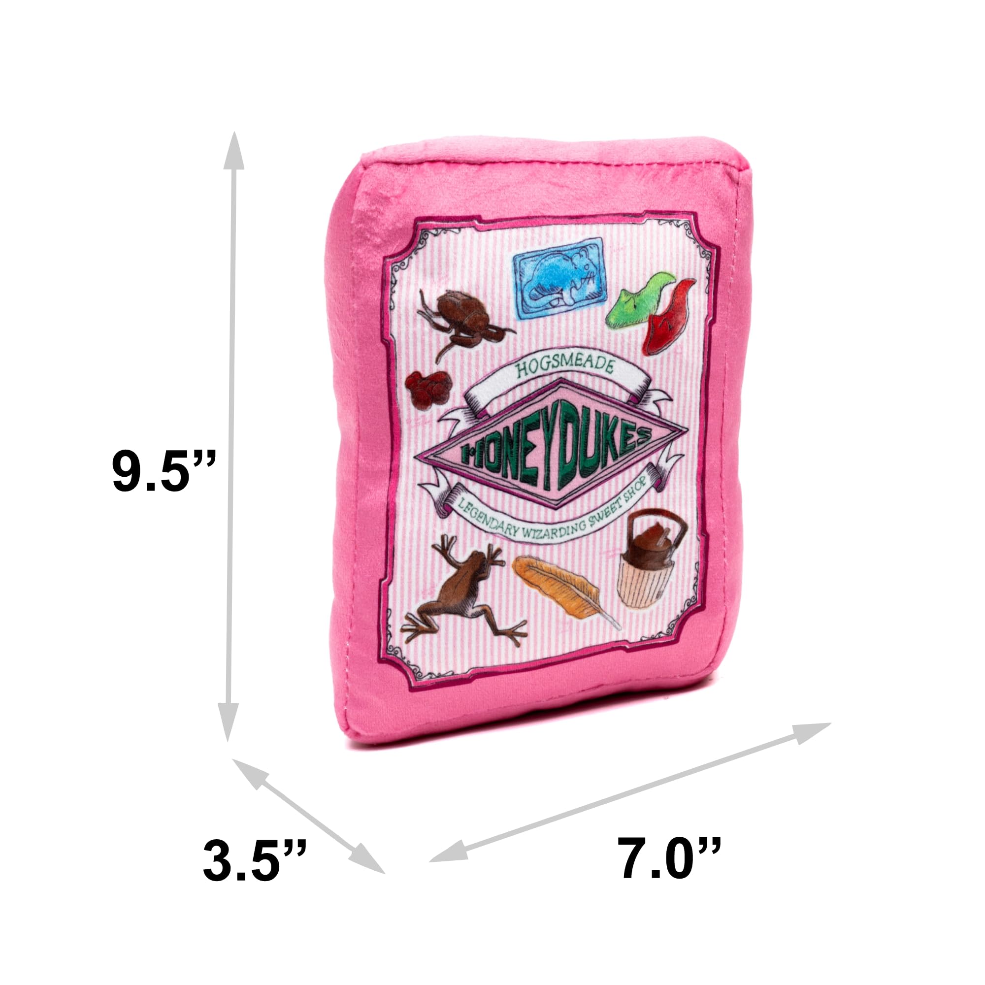 Buckle-Down The Wizarding World Of Harry Potter Squeaky Plush Dog Toy For Large, Medium & Small Dogs, Honeydukes Sweet Shop Cand