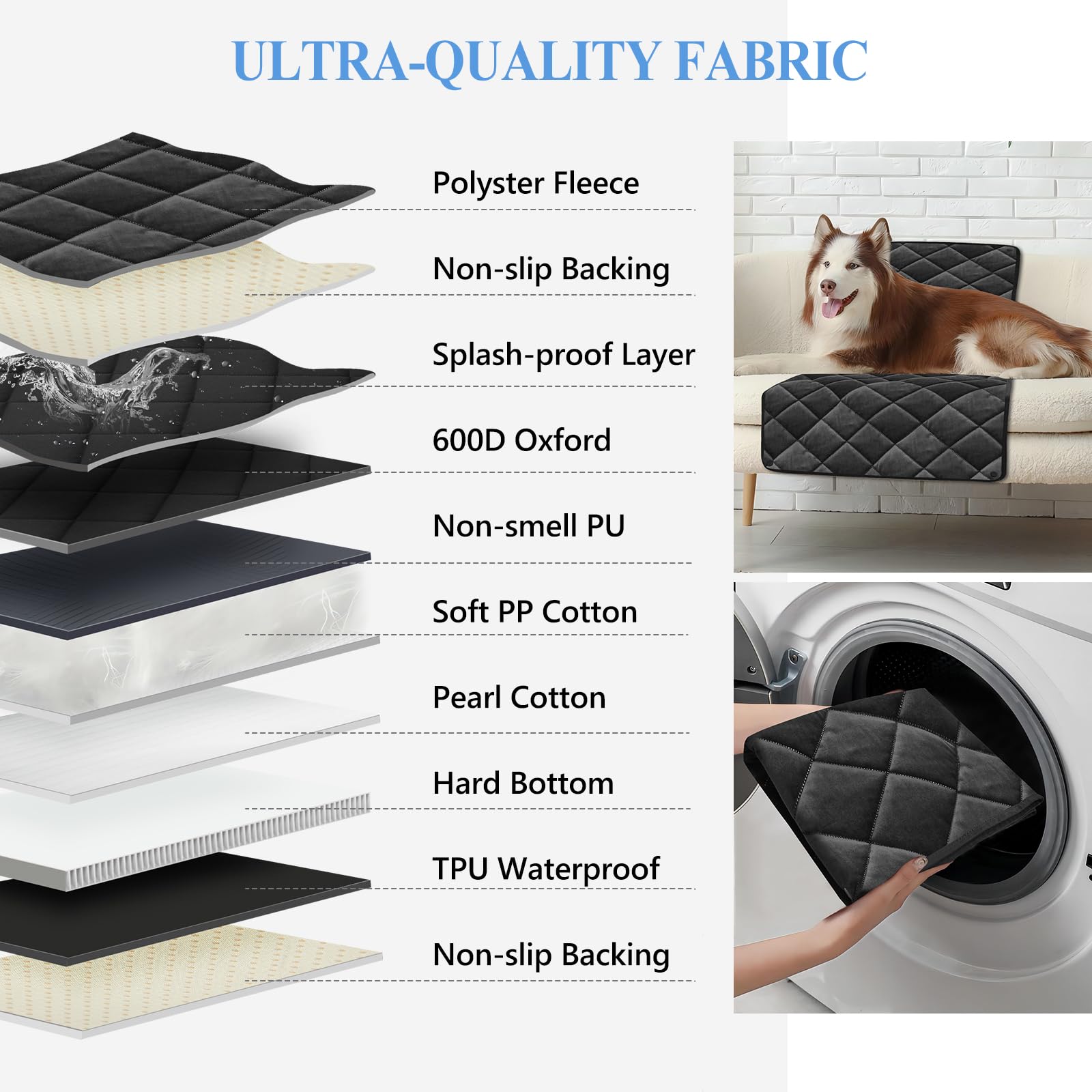 2025 Upgraded Back Seat Extender For Dogs With Soft Blanket, Dog Car Seat Cover For Back Seat Holds 420Lbs, Hard Bottom Backseat