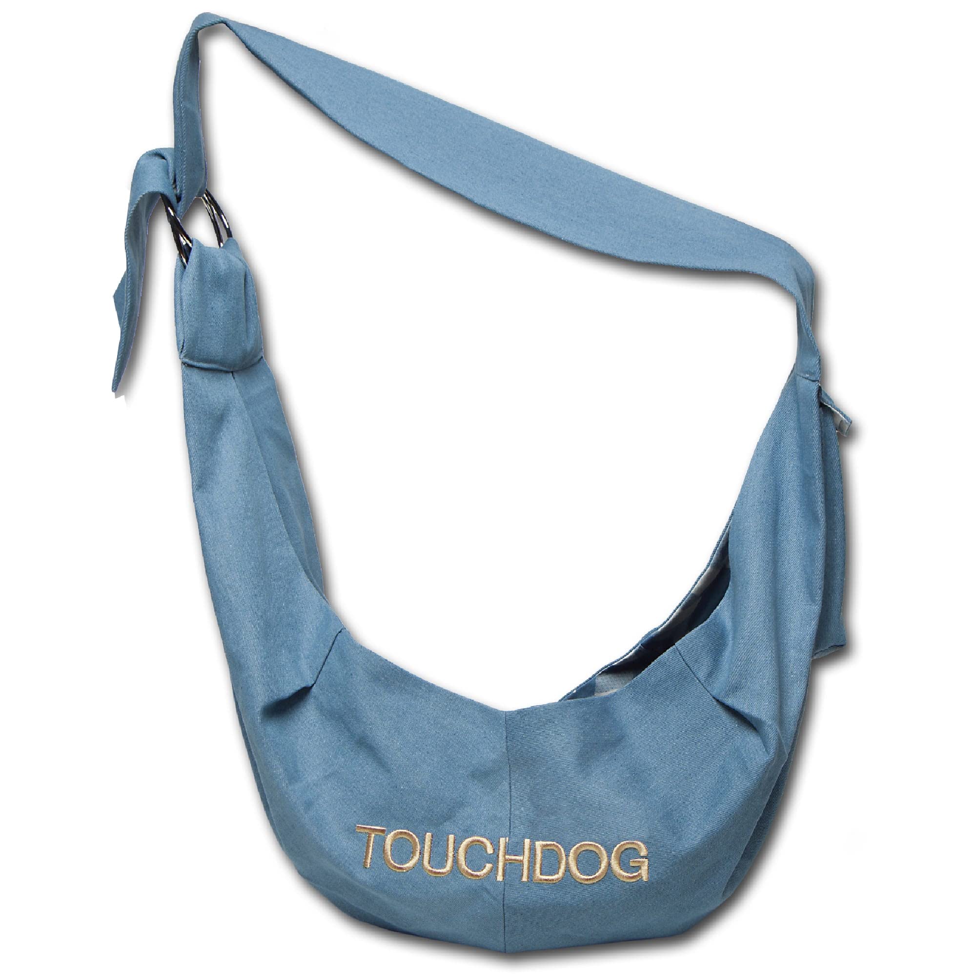 Touchdog 'Paw-Ease' Over-The-Shoulder Travel Sling Pet Carrier , One Size, Blue
