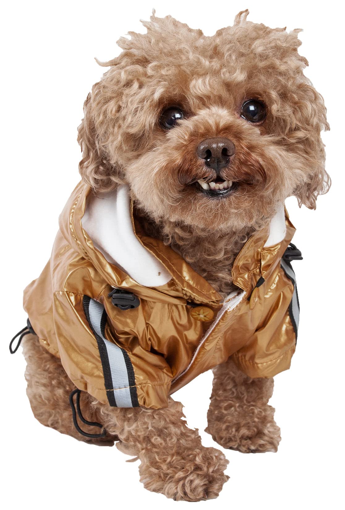 Pet Life  Reflecta-Sport Adjustable Reflective Weather-Proof Pet Rainbreaker Jacket