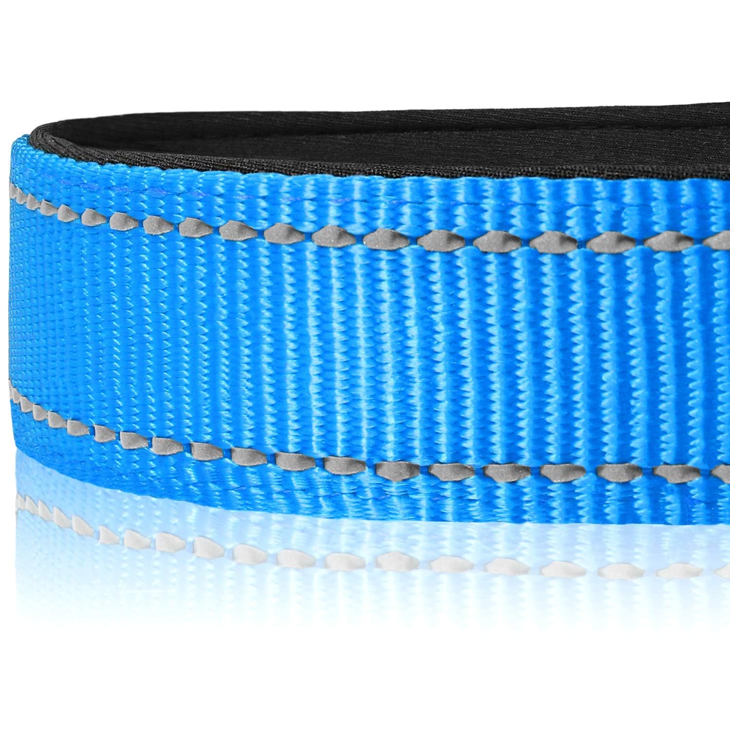 Joytale Reflective Dog Collar,Soft Neoprene Padded Breathable Nylon Pet Collar Adjustable For Extra Large Dogsskyblue,,Xl