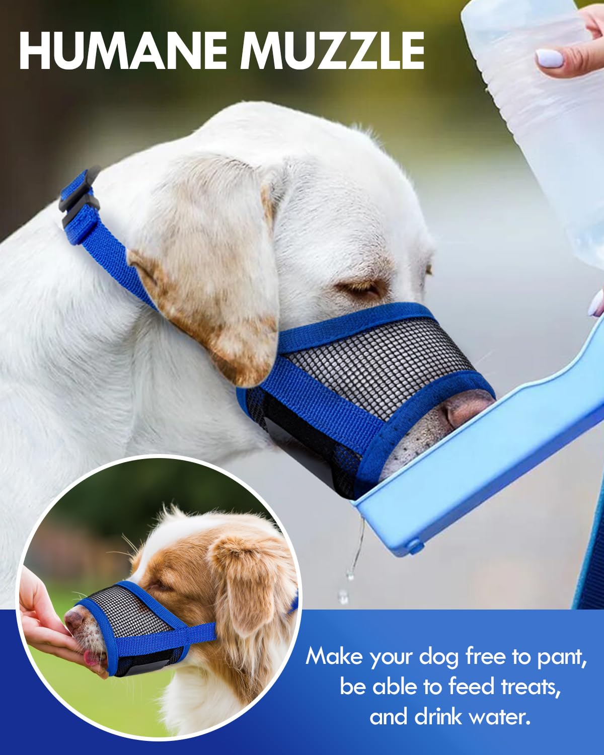 Dog Muzzle, Soft Air Mesh Muzzle For Small Medium Large Dogs Anti Biting Barking Chewing, Breathable Drinkable Adjustable Loop P