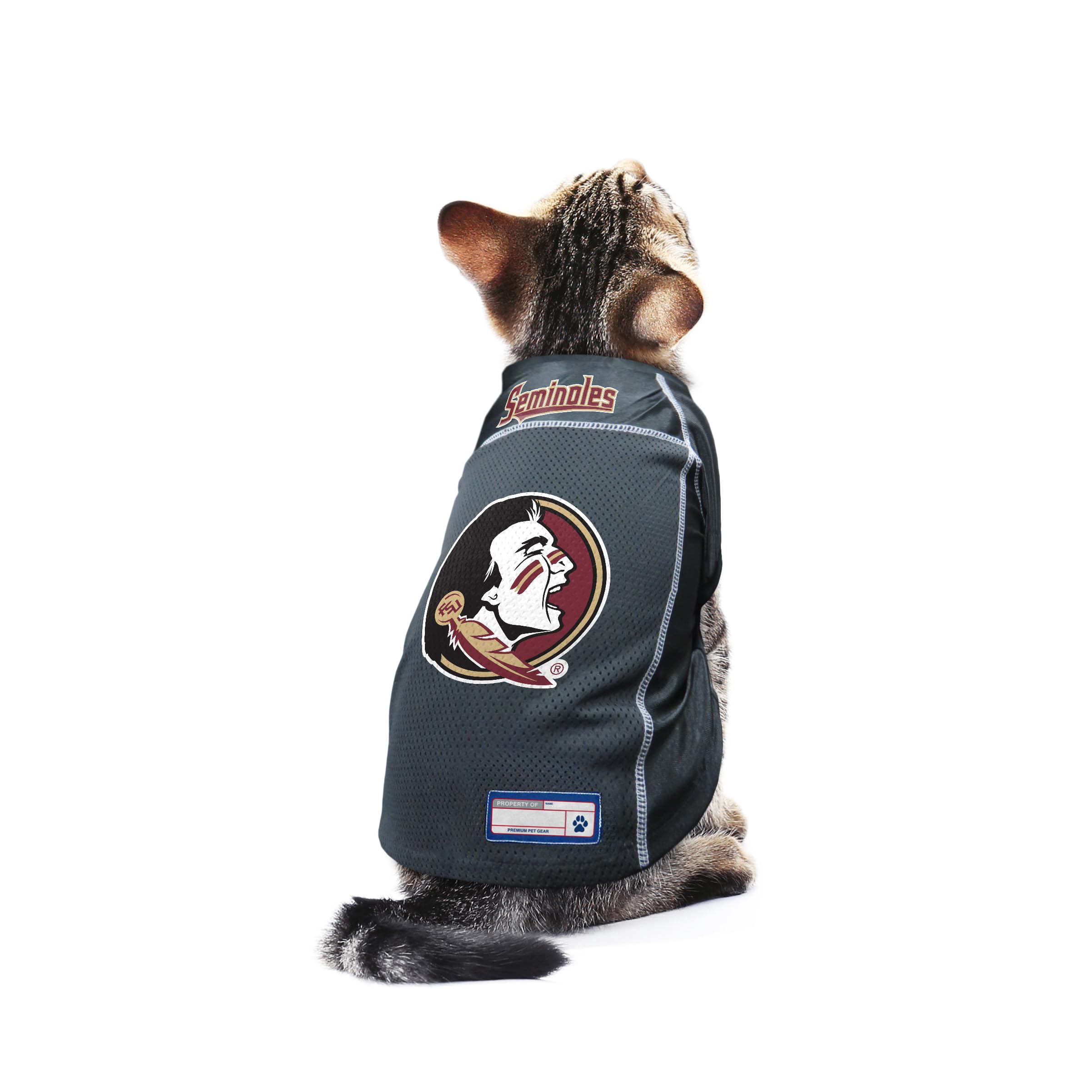 Littlearth Unisex-Adult Ncaa Florida State Seminoles Basic Pet Jersey, Team Color, X-Small