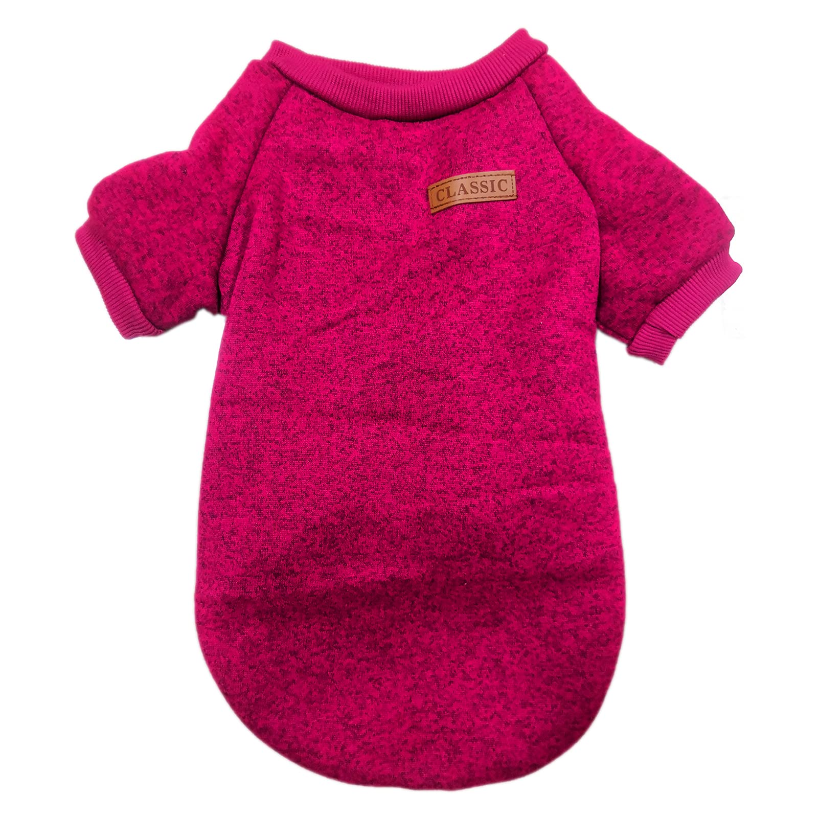 Chborless Pet Dog Classic Knitwear Sweater Warm Winter Puppy Pet Coat Soft Sweater Clothing For Small Dogs (Xxs, Wine Red)