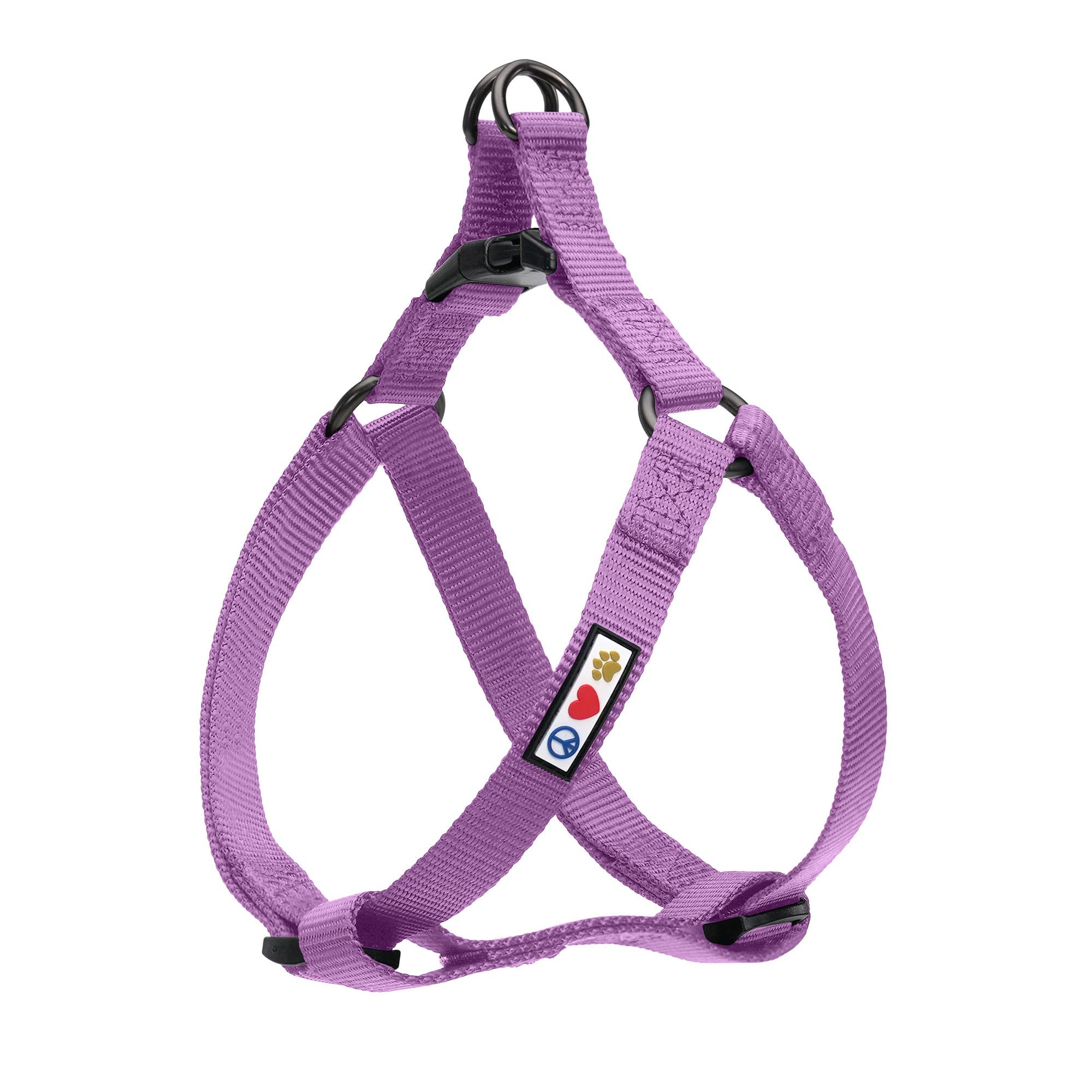 Pawtitas Solid Color Step In Dog Harness Or Vest Harness Dog Training Walking Your Puppy Harness Small Dog Harness Orchid Purple Dog Harness
