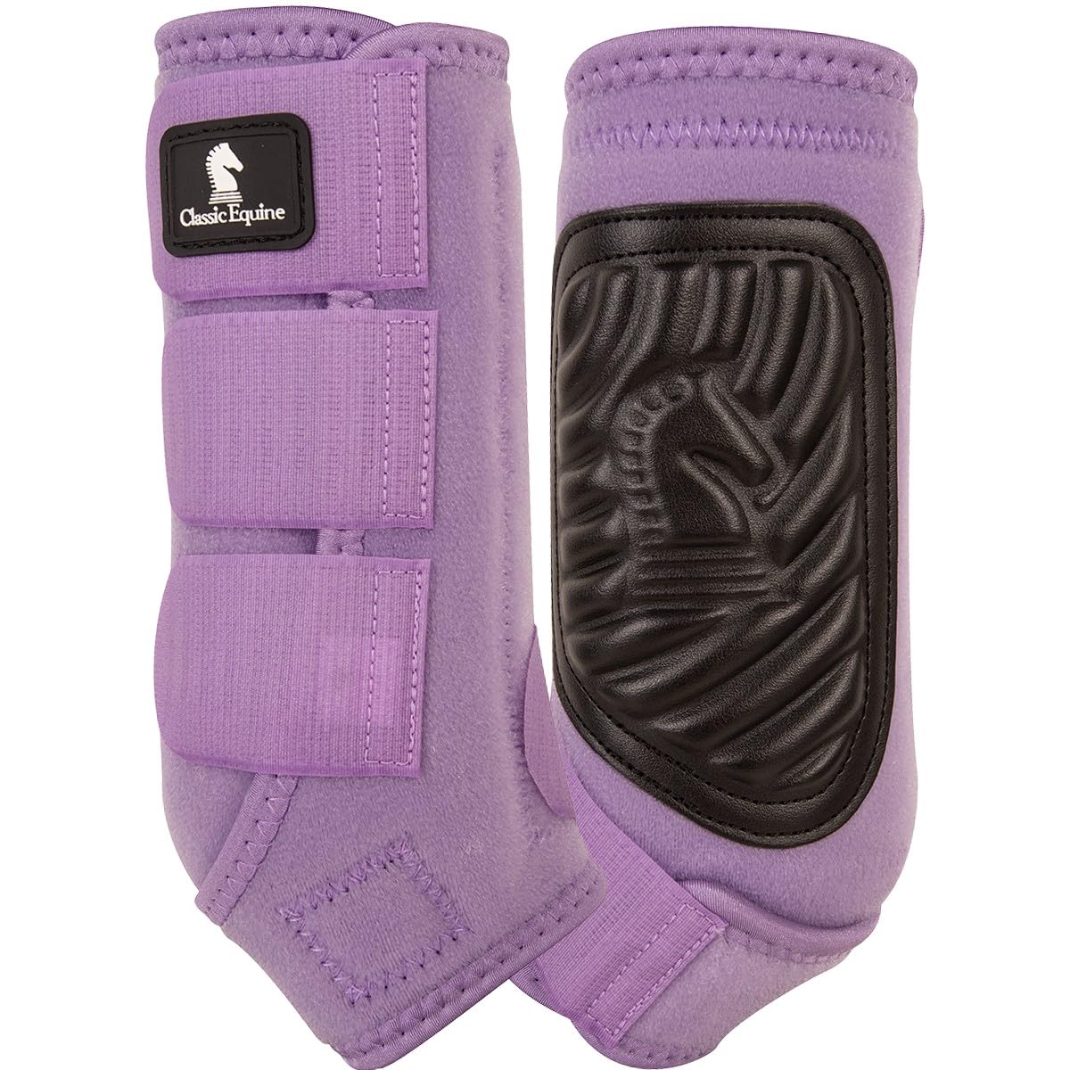 Classic Equine Fit Lavender Front Splint Boots Lavender Small