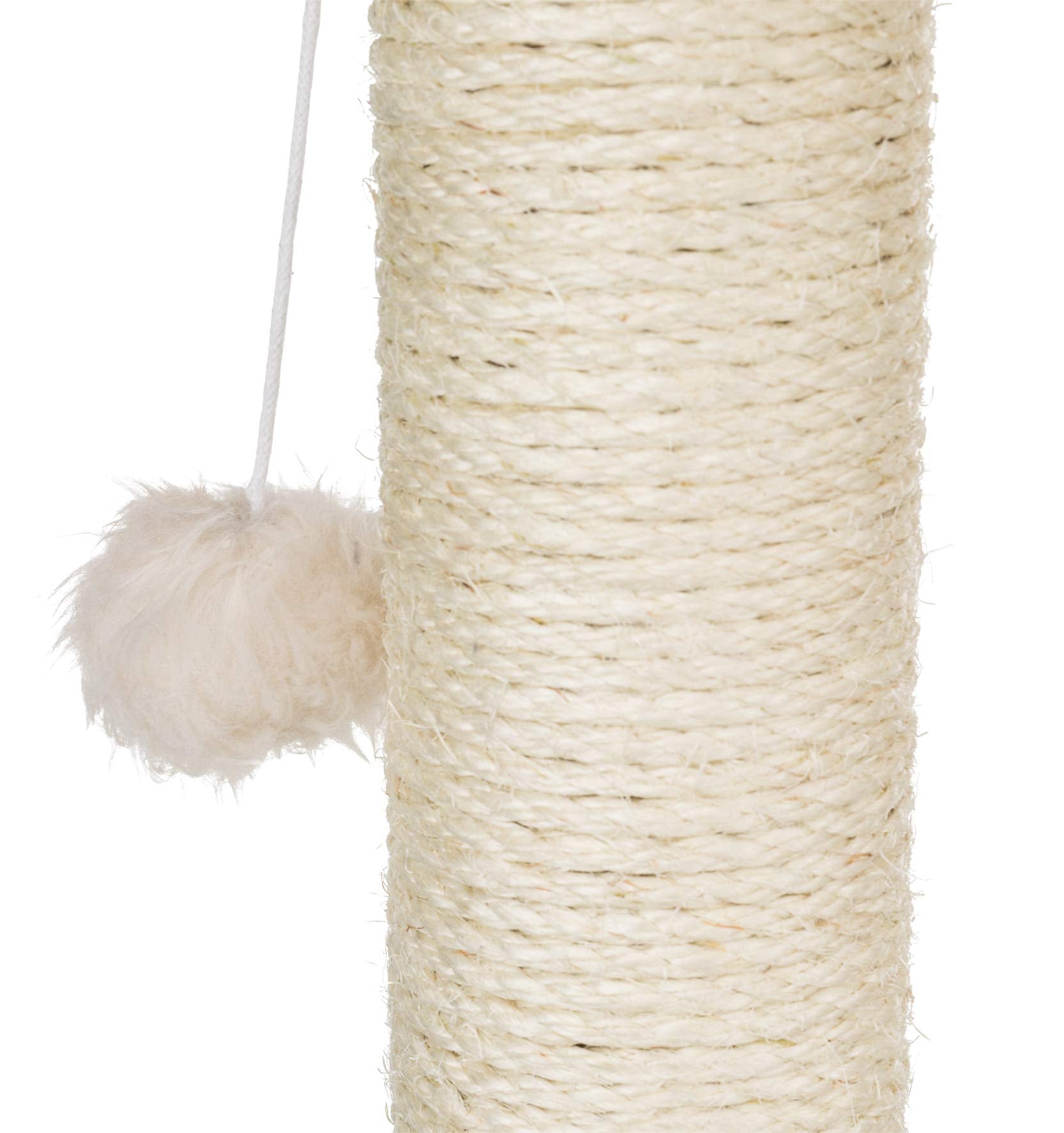 Trixie Baza Scratching Post With Hammock | 18'' Base. Color: Cream