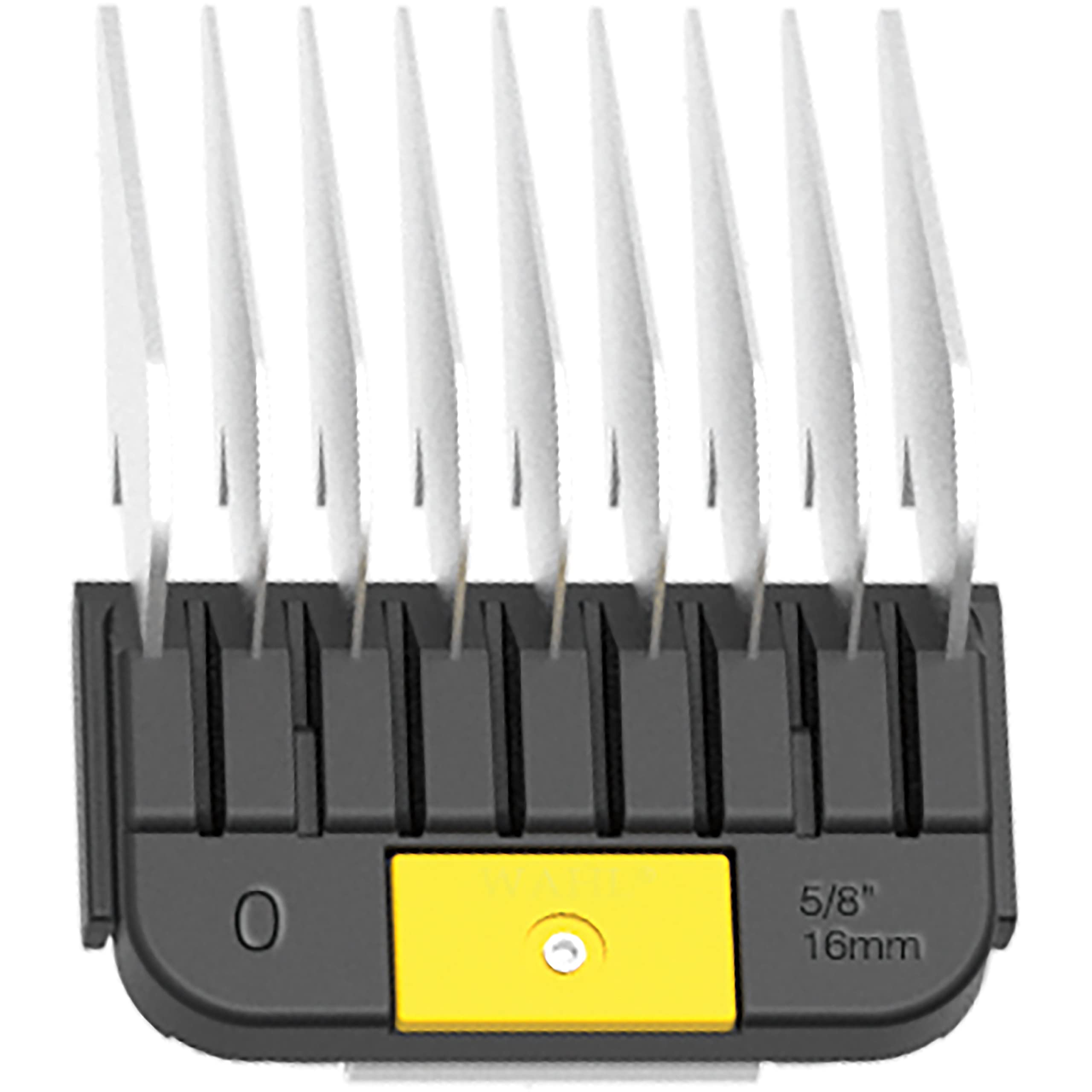 Wahl Professional Animal Stainless Steel Attachment Guide Comb Detachable Blade Pet Clippers - #0, 5/8 Inch Cut Length (3375-100), Yellow