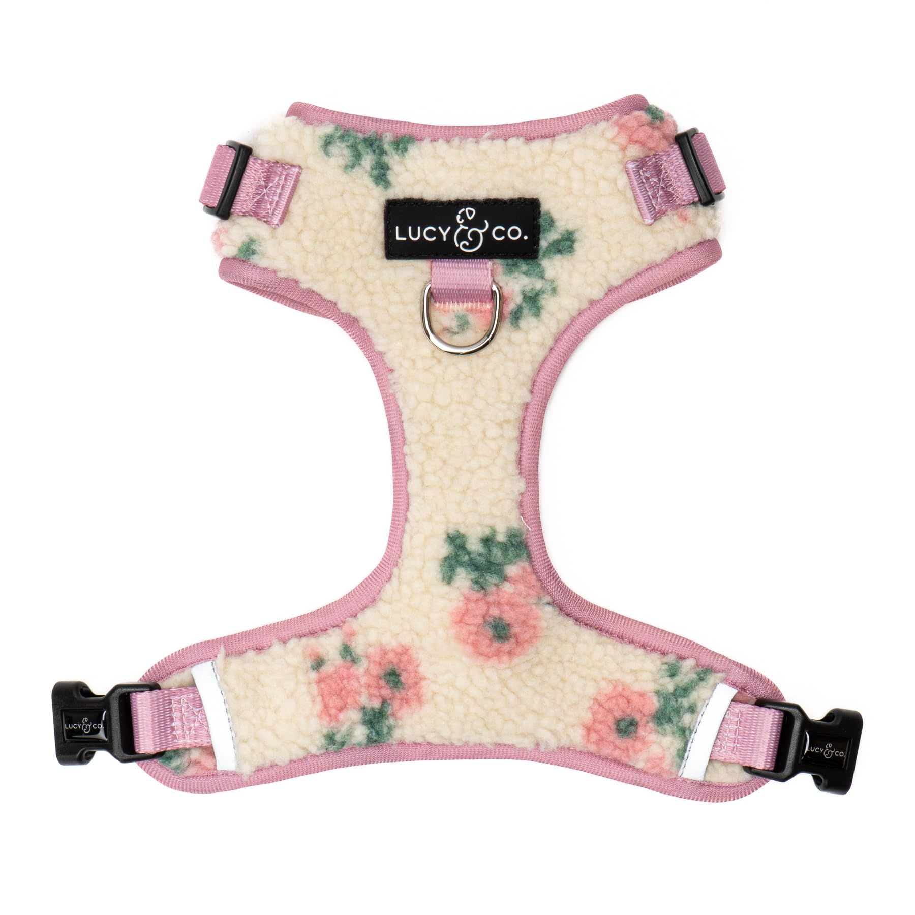 Lucy & Co. The in Full Bloom No-Pull Dog Harness for Dogs - Comfortable Leash Training Product w/Adjustable Chest & Neck Straps 