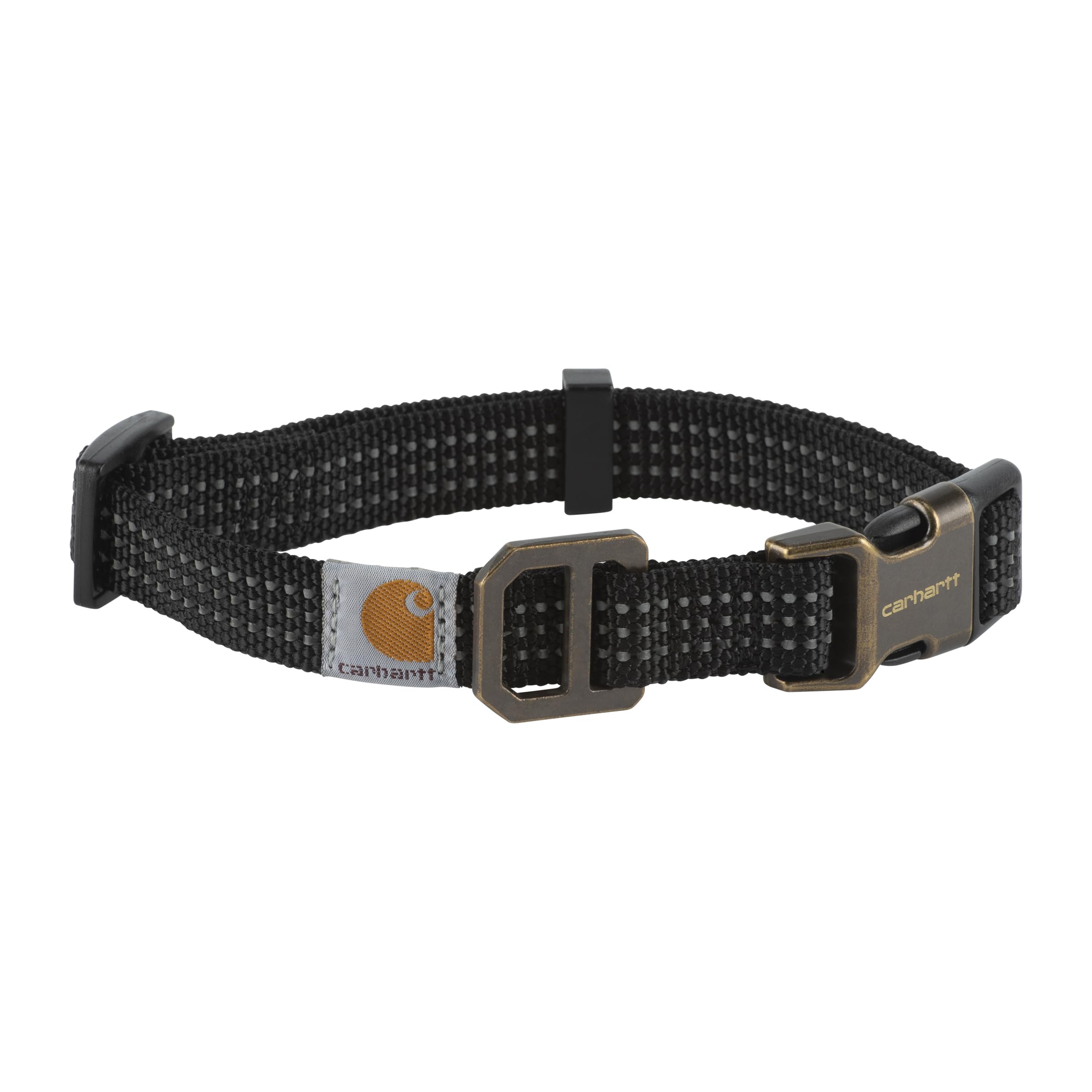 Carhartt Dog Collar Black/Brushed Brass, Large