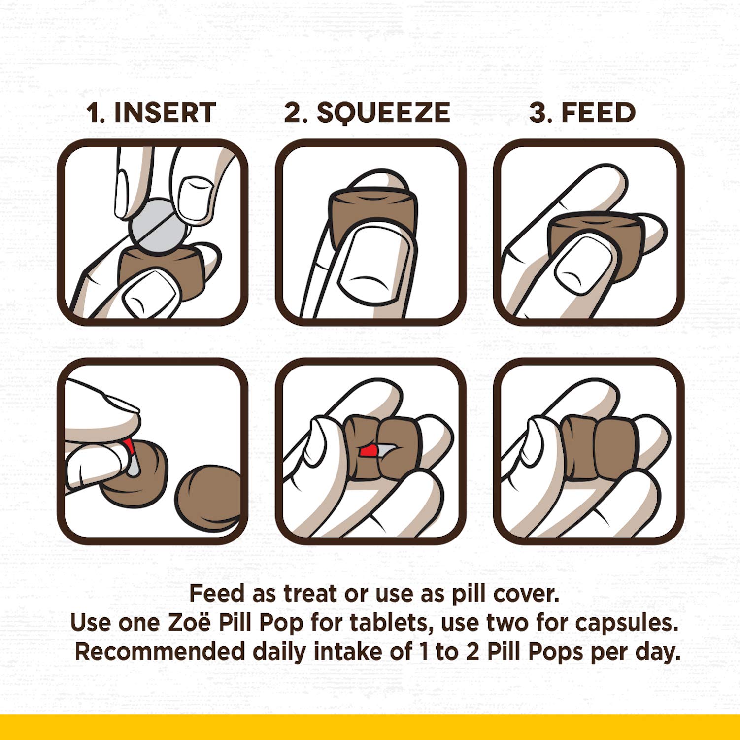 Zoe Zo Pill Pops for Dogs, Healthy Dog Treats, All Natural Dog Treats to Hide Medication, Peanut Butter with Honey Recipe, 3.5 o