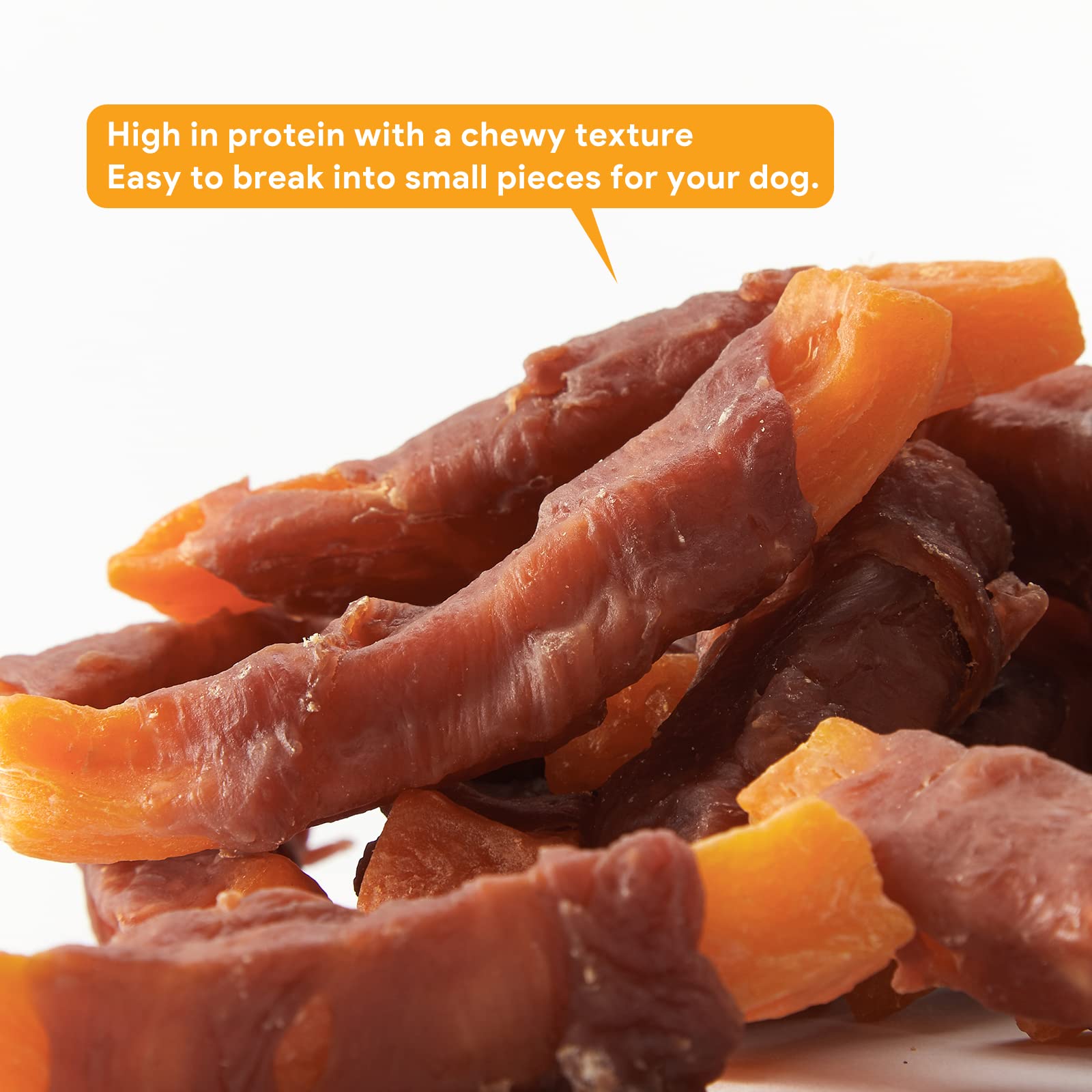 Jungle Calling Sweet Potato & Duck Dog Treats, Vegetarian, Nutritious and Delicious Snacks for Your Furry Friend, 10.6 oz