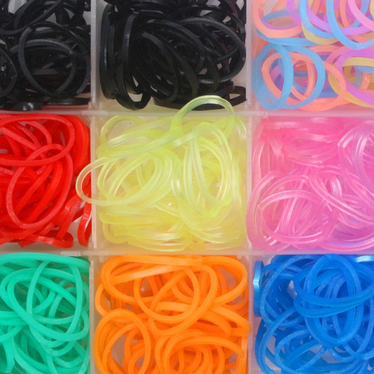 YOY 3/4'' Pet Dog Stretchy Rubber Bands, 600/Box - Puppy Elastics Ties Pony Tail Holders Hair Accessories for Doggy Grooming Top