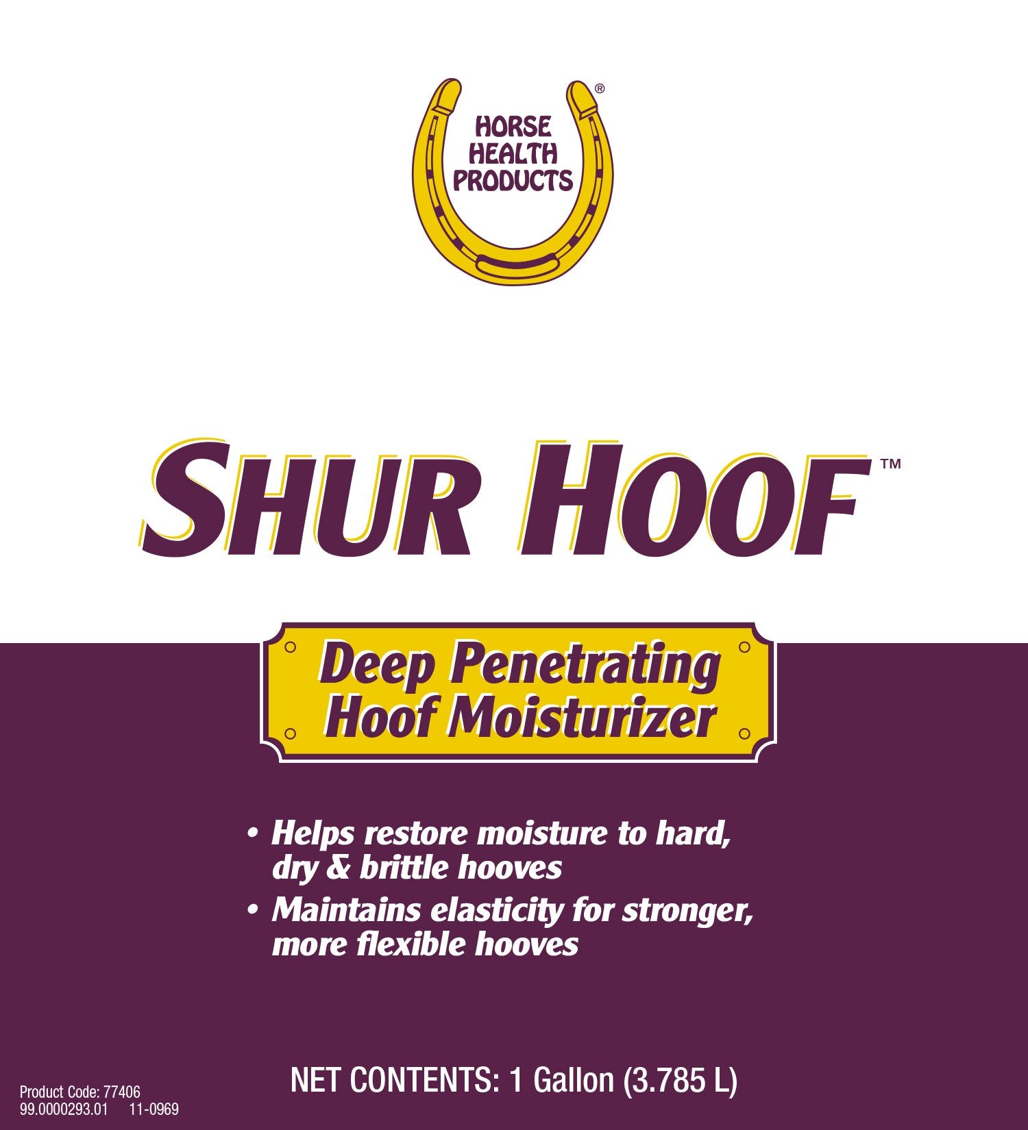 Farnam Horse Health Shur Hoof Deep-Penetrating Hoof Moisturizer, 1 gallon