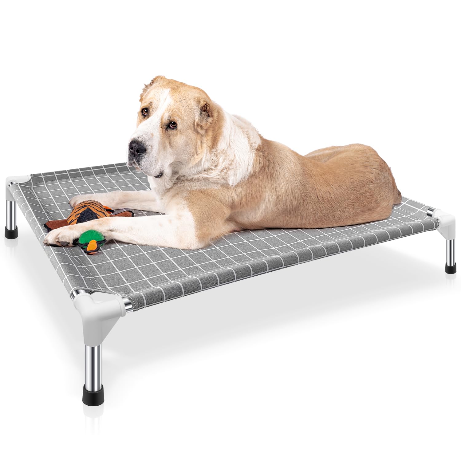 Elevated Dog Bed Pet Cot - Dog Cots Beds For Large Dogs | Detachable Raised Cat Dog Pet Bed For Large Dogs