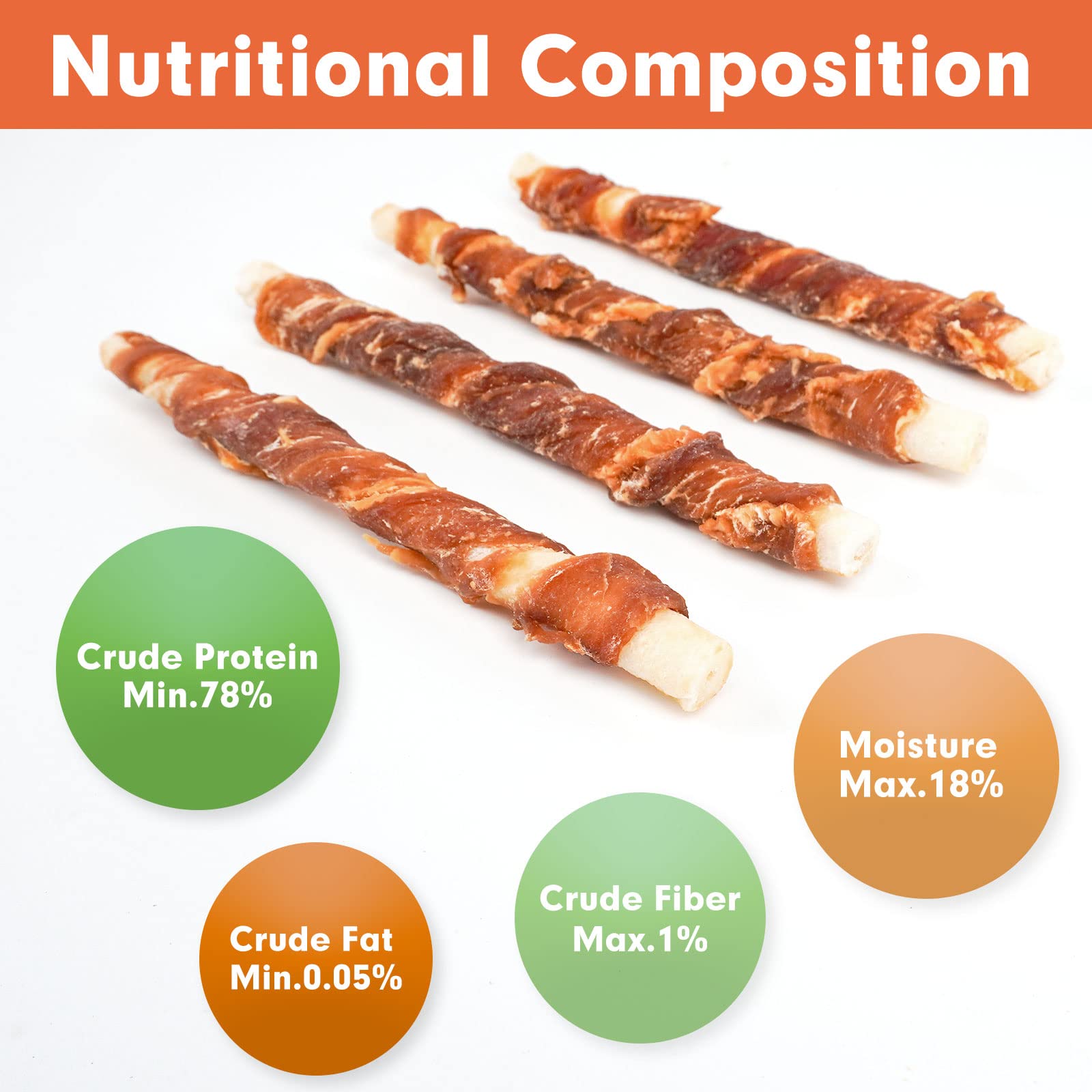 MON2SUN Duck Wrapped Rawhide Dog Treats, 14.11 oz - Dental Health Snacks for Puppies & Small Dogs
