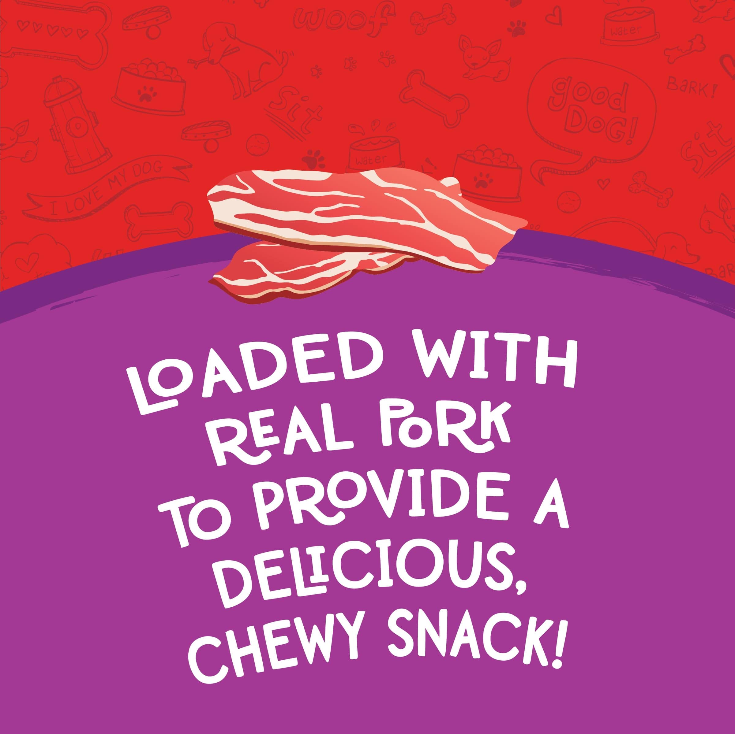 Meaty Treats Bacn Creations Bacon Flavor, 40-oz.