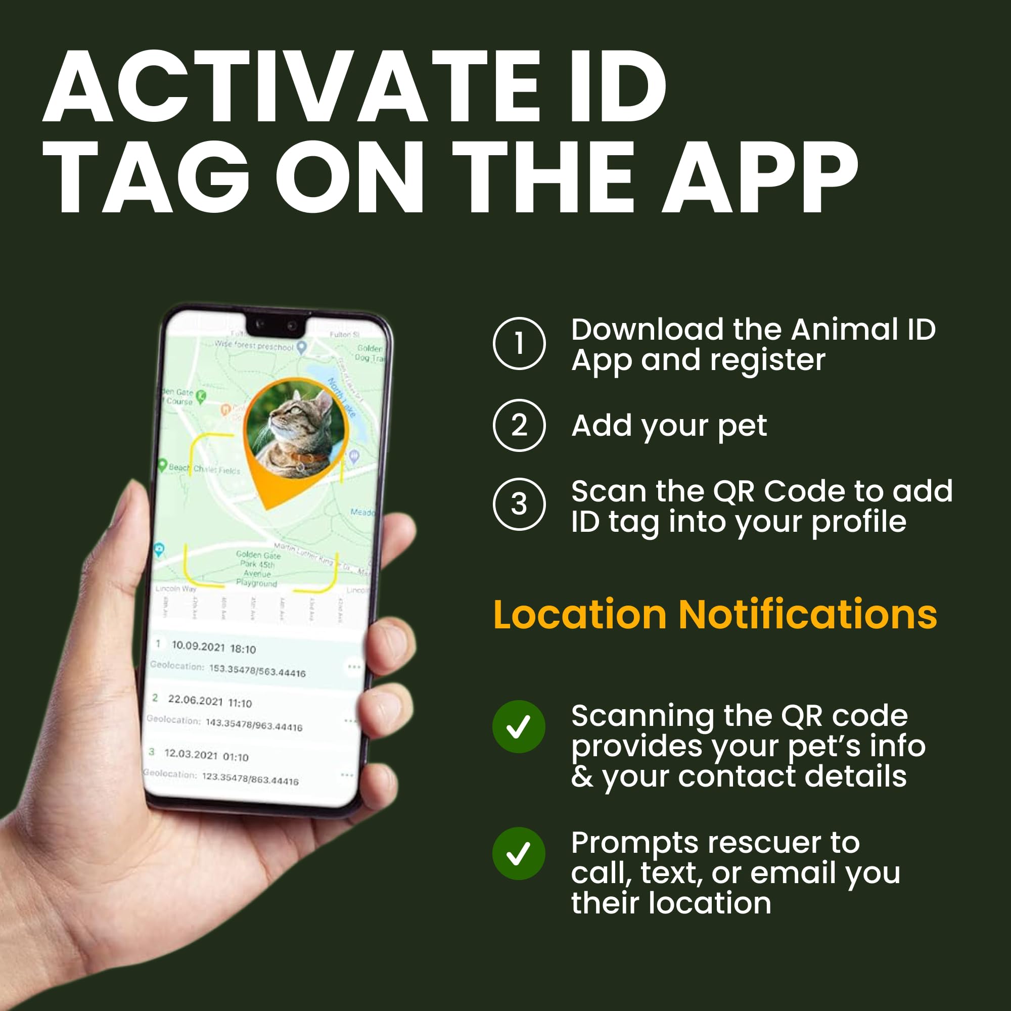 Bronzedog Leather Cat Collar With Bells Non Breakaway Kitten Qr Tag For Girl Boy (7'' - 9'' For Cats, Red & Gold)