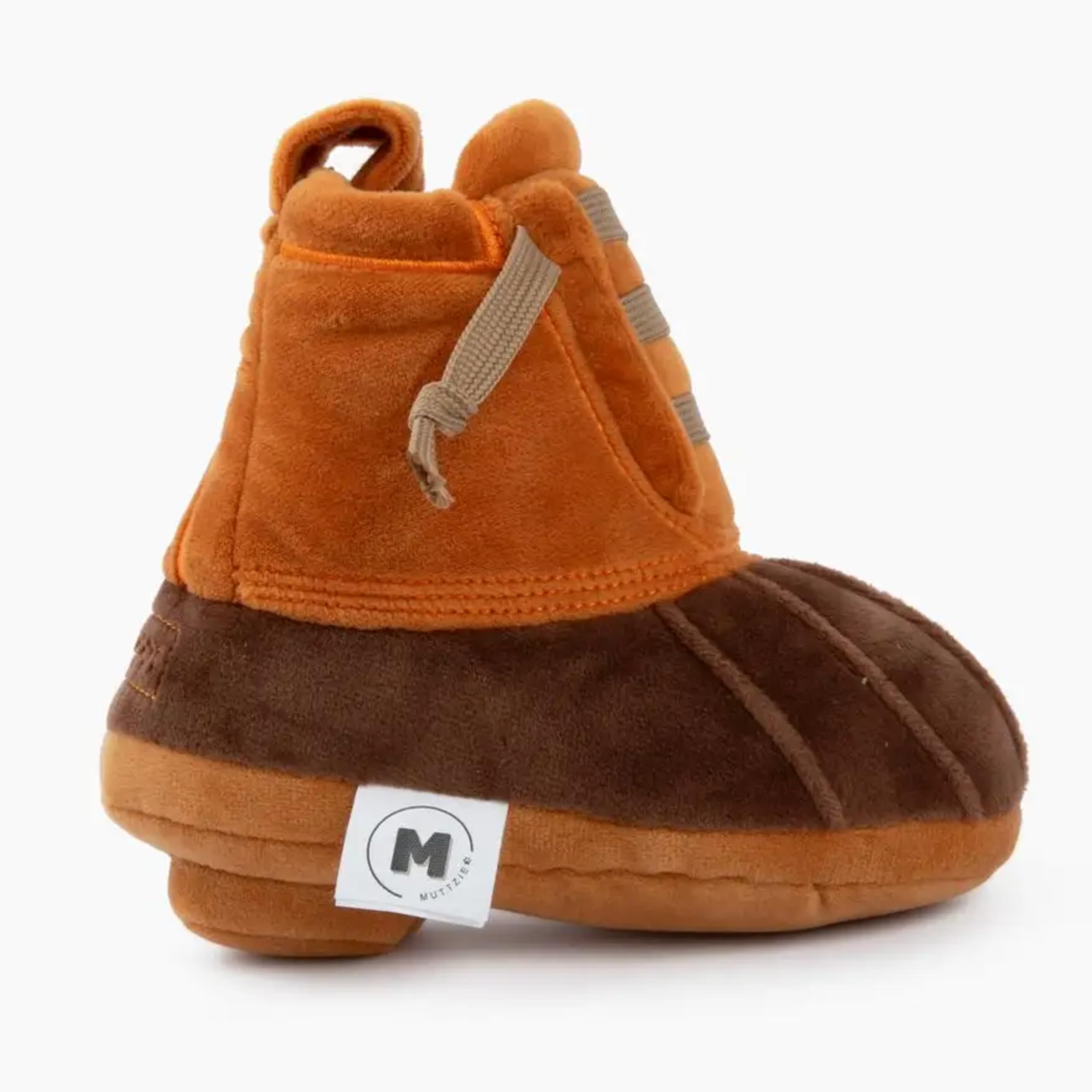 Muttzie Ll Bark Boot - Adorable Plush Parody Dog Toy With Dual Squeaker For Engaging And Safe Playtime For Dogs